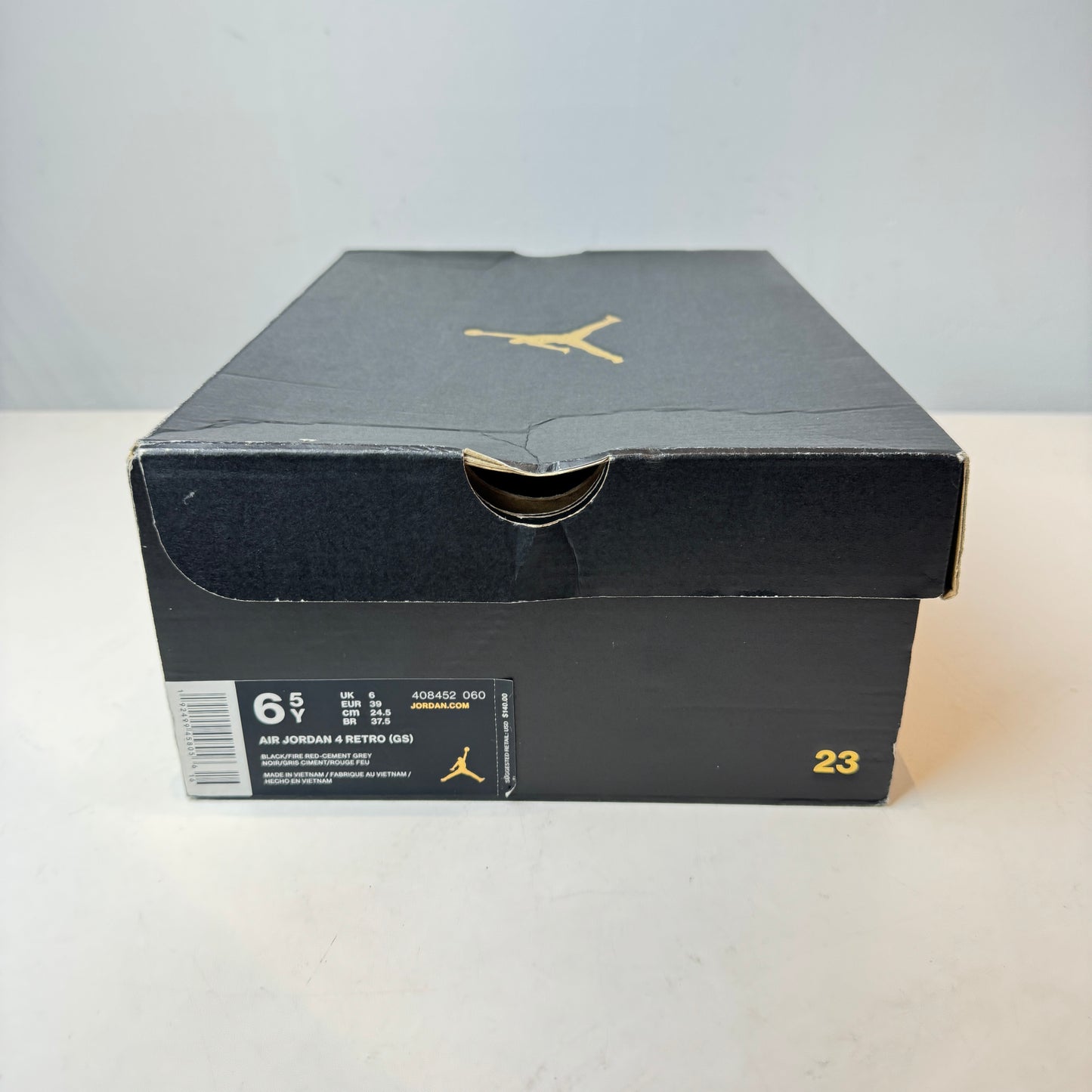 408452 060 Jordan 4 Retro Bred (2019) (GS) [USED] - 6.5 Y (VNDS)