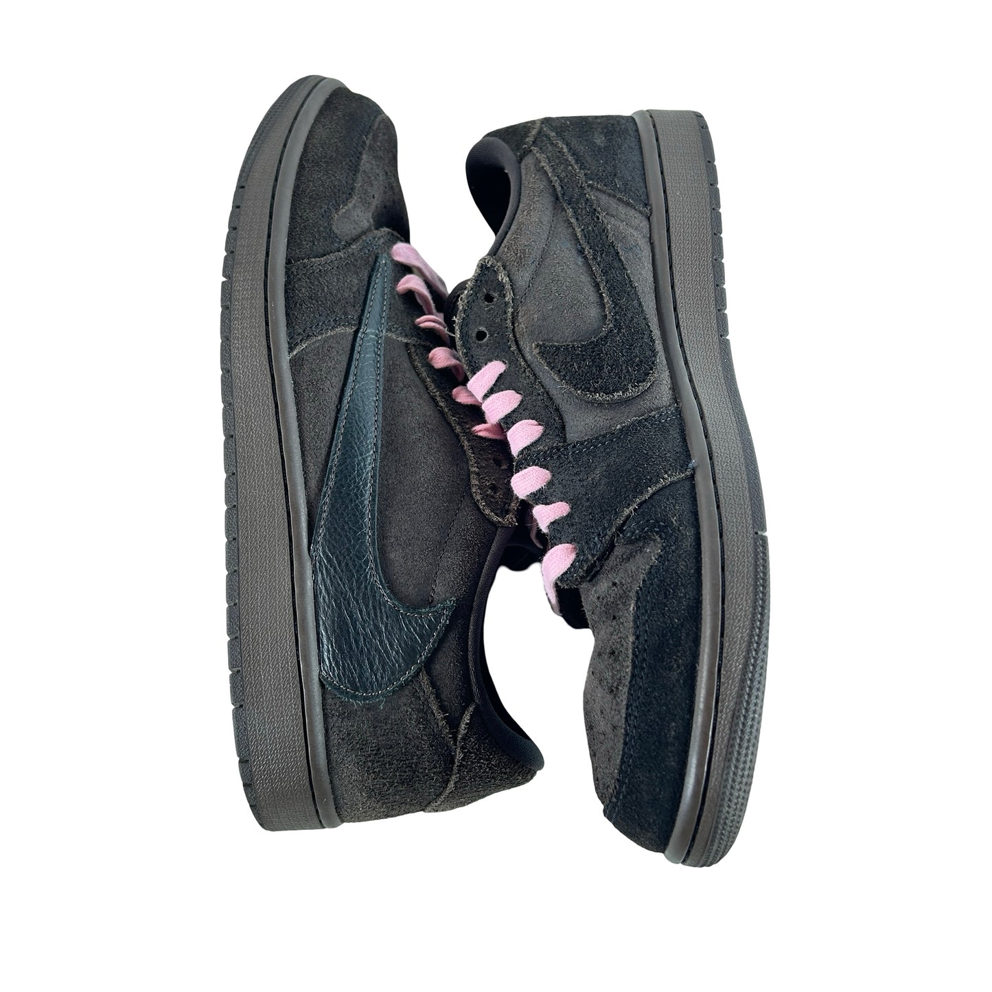 DM7866 202 Jordan 1 Retro Low OG SP Travis Scott Velvet Brown [USED] - 11 M (Used) (No Box)