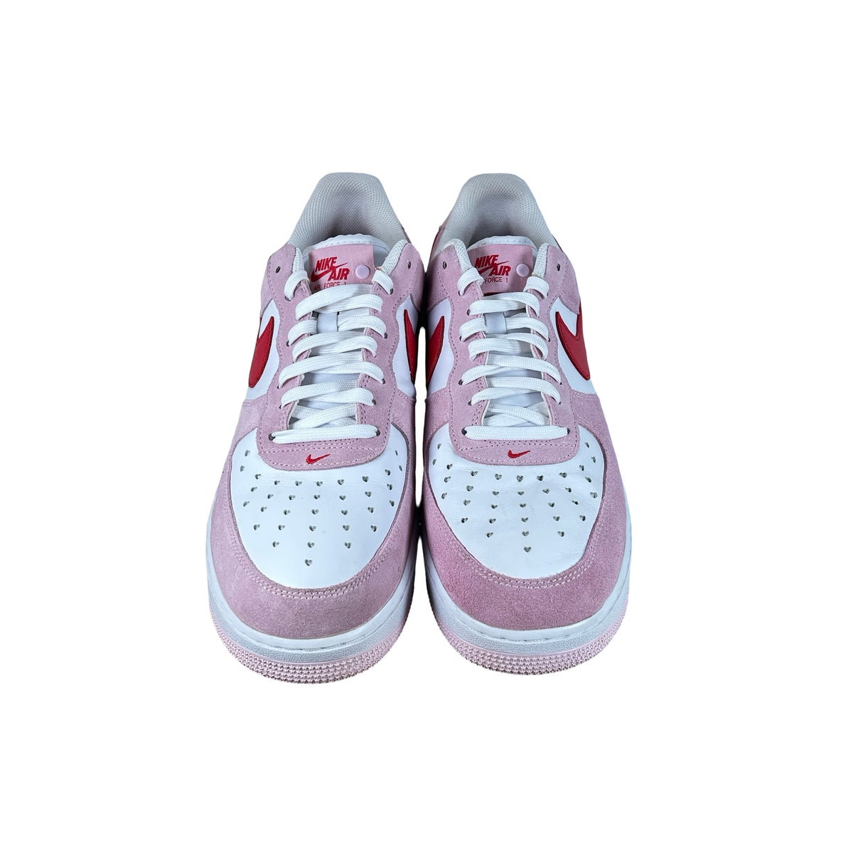 DD3384 600 Nike Air Force 1 Low '07 QS Valentine's Day Love Letter [USED] - 14 M (Used)