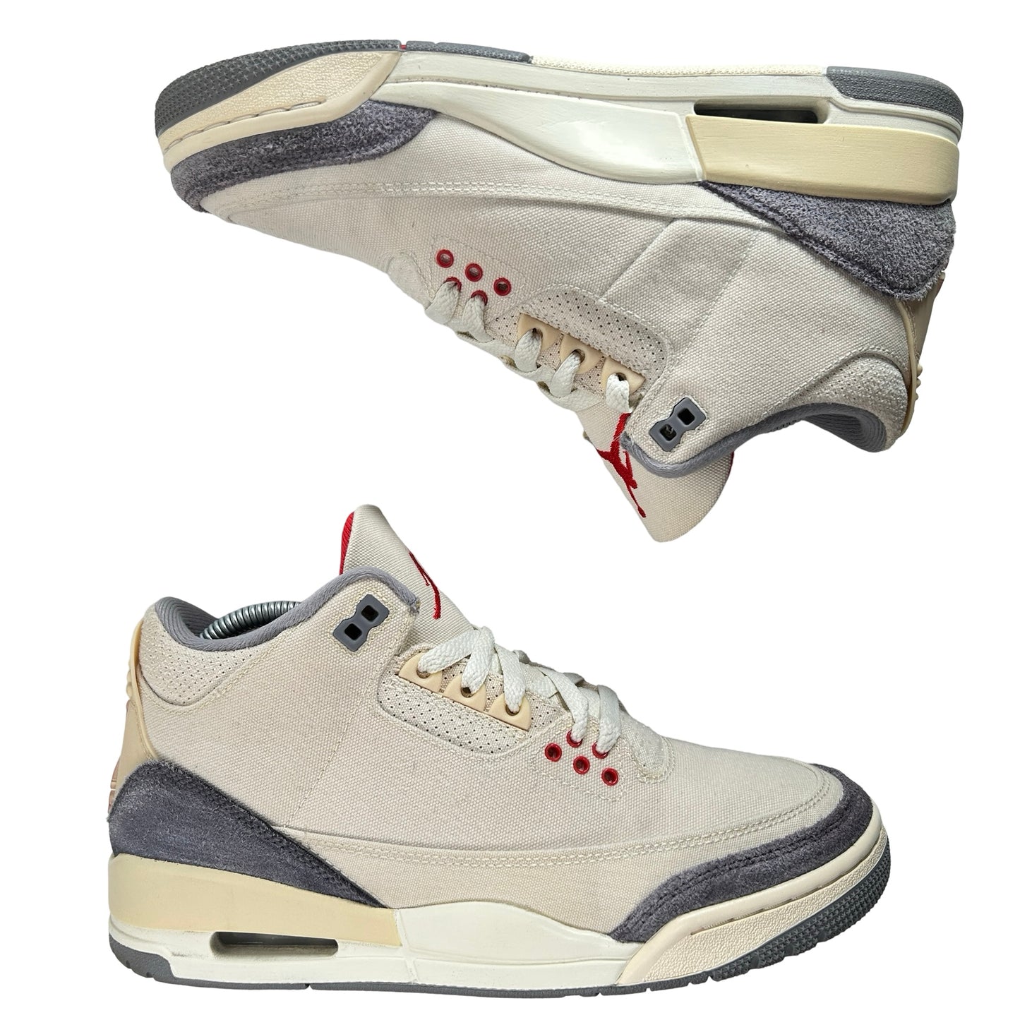 DH7139 100 Jordan 3 Retro Muslin [USED] - 7.5 M (Used)