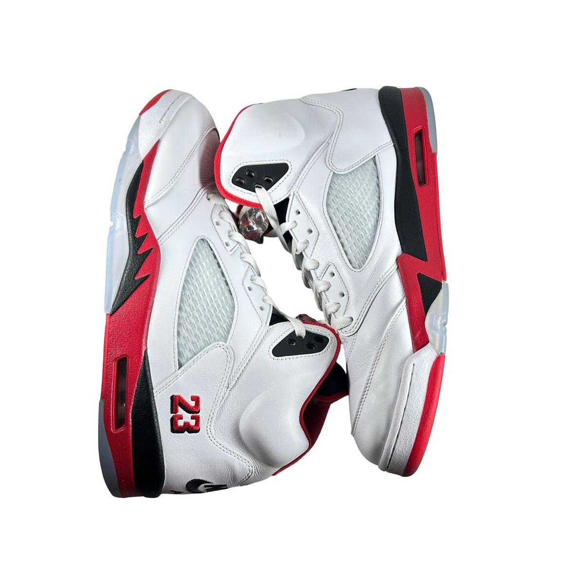 HQ7978 101 Jordan 5 Retro Fire Red Black Tongue (2025) [USED] - 14 M (Used2)