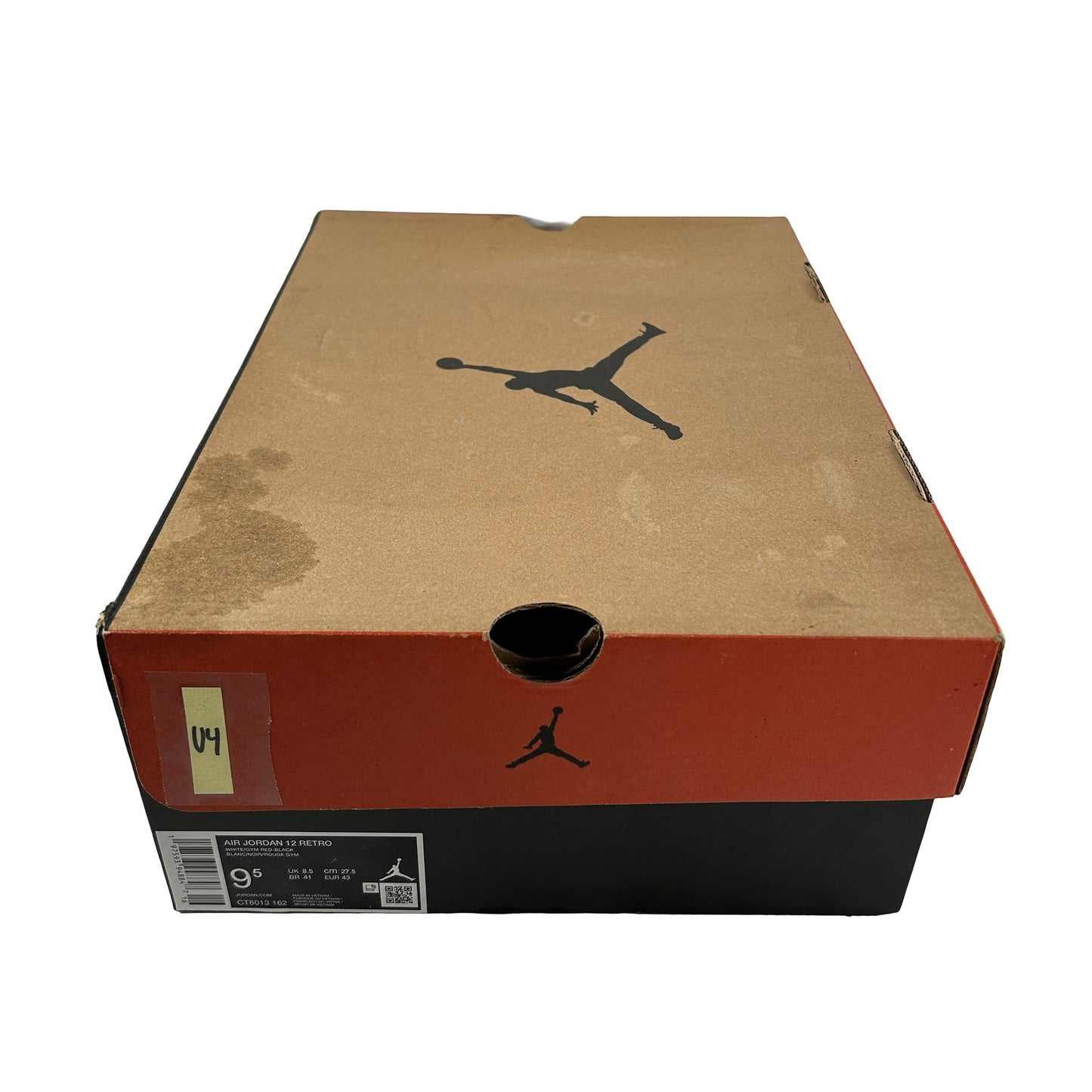 CT8013 162 Air Jordan 12 Red Taxi [USED] - 9.5 M (Used4)