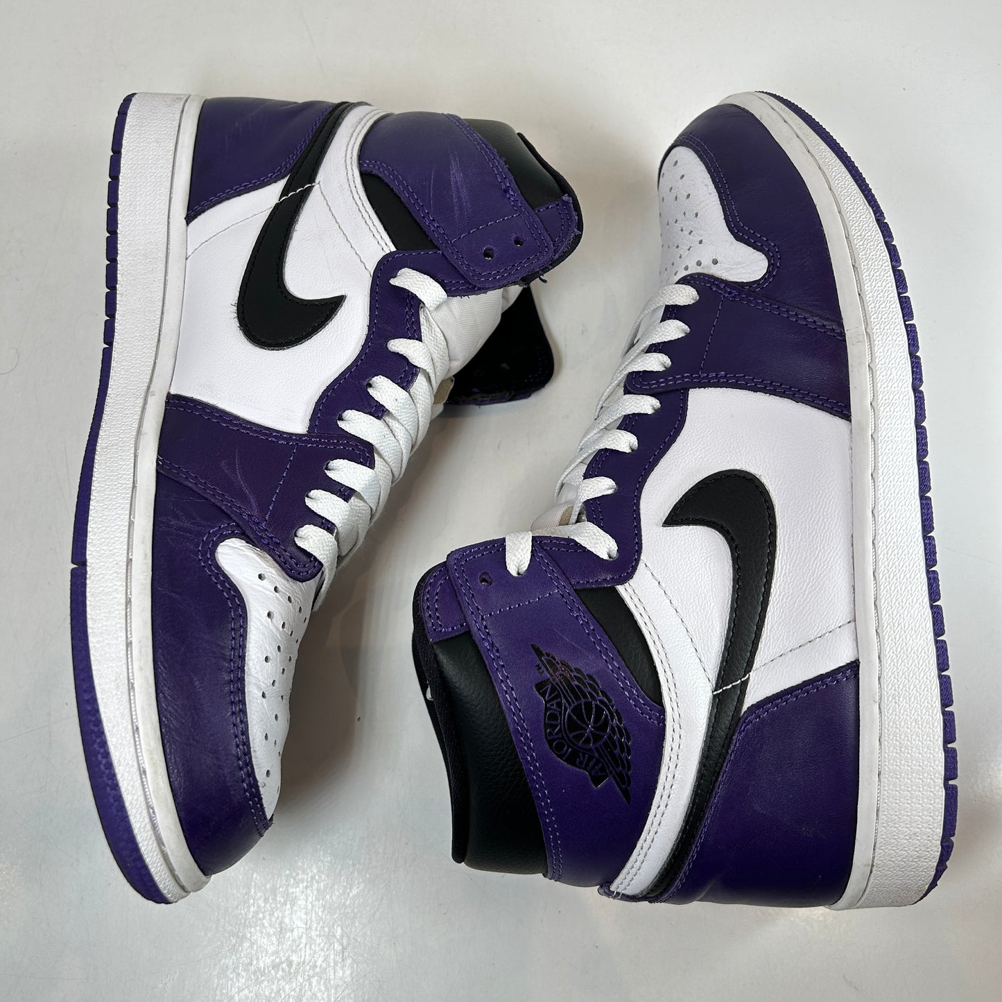 555088 500 Jordan 1 Court Purple [USED] - 10 M (Used)