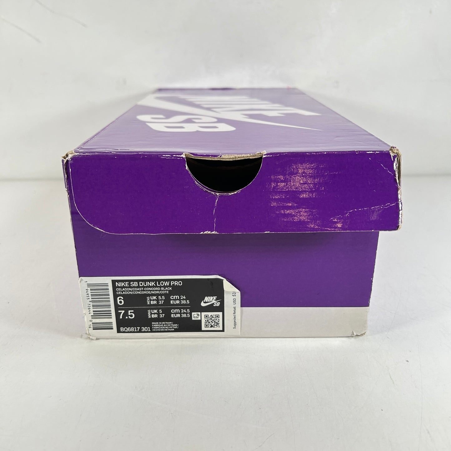 BQ6817 301 Nike SB Dunk Low ACG Celadon [USED] - 6 M (Used)