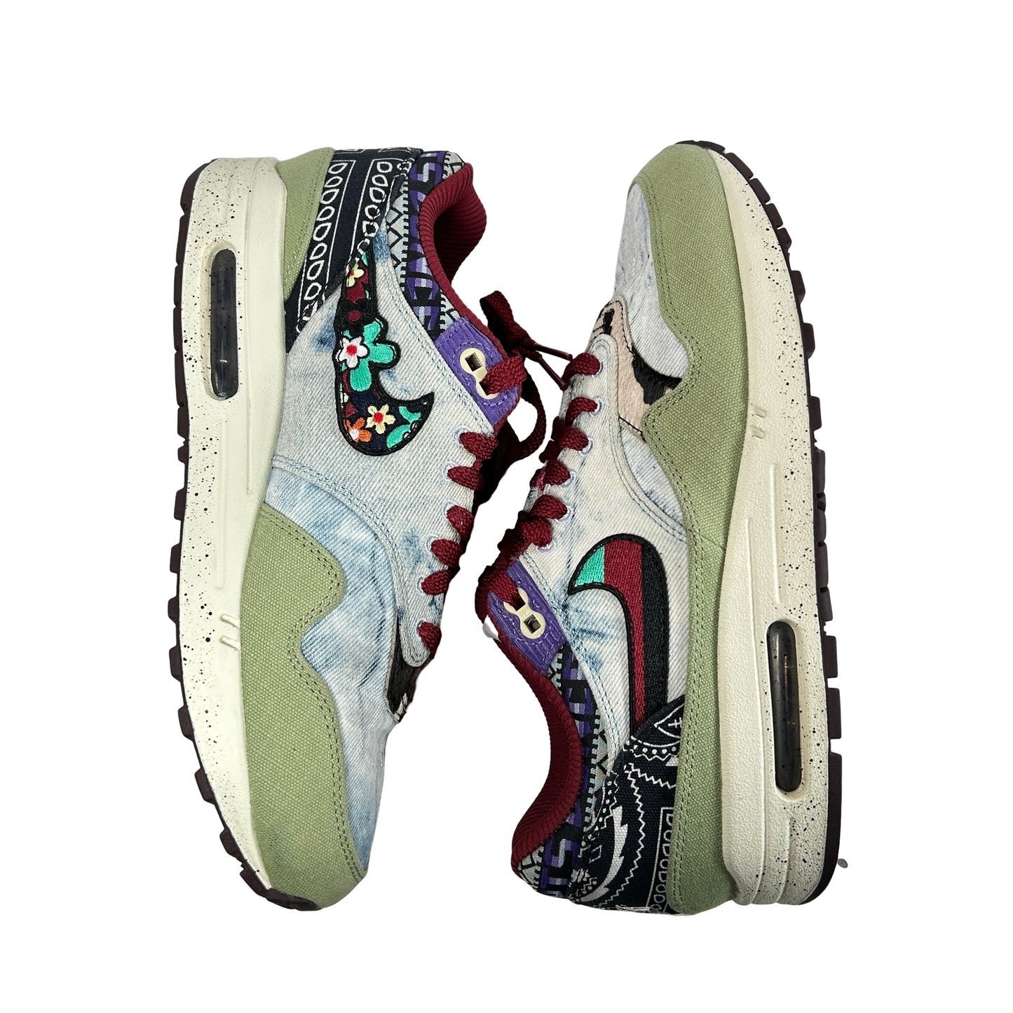 DN1803 300 Nike Air Max 1 Concepts Denim Olive Canvas [USED] - 9 M (Used2)