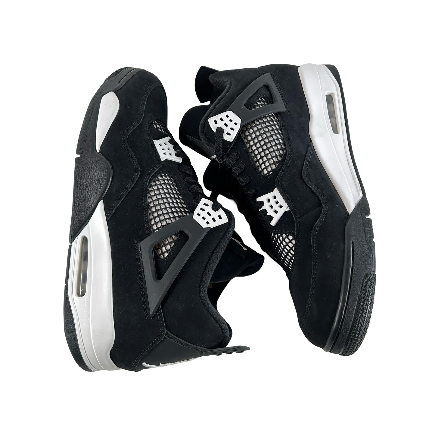 FQ8138 001  Jordan 4 Retro White Thunder [USED] - 15 M (Used) (No Box)