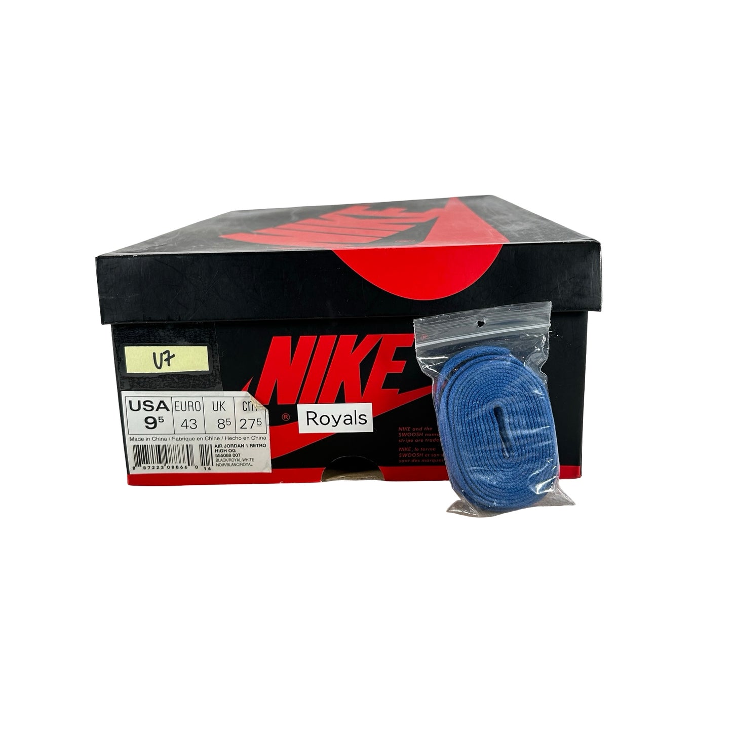 555088 007 Jordan 1 Royal (2017) [USED] - 9.5 M (Used7)