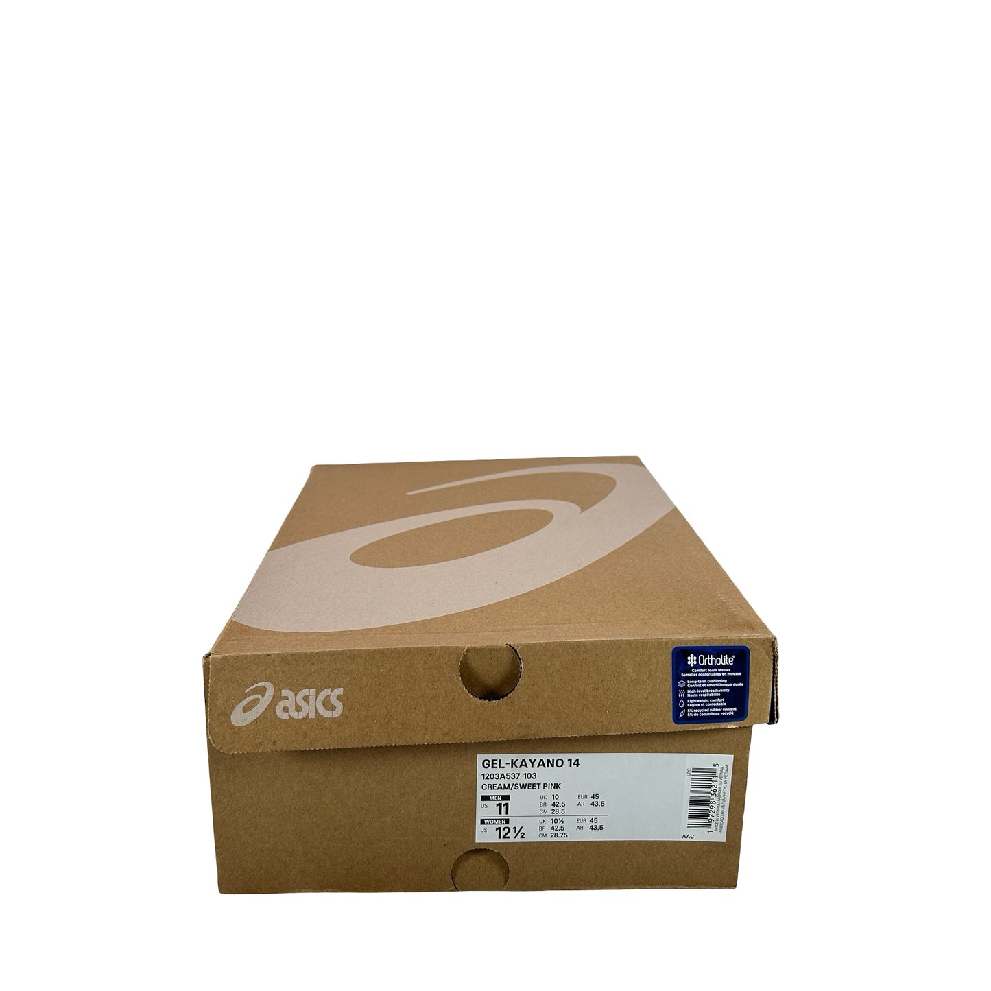 1203A537 103 ASICS GEL-Kayano 14 Cream Sweet Pink (Women's) [USED] - 11 M (Used)