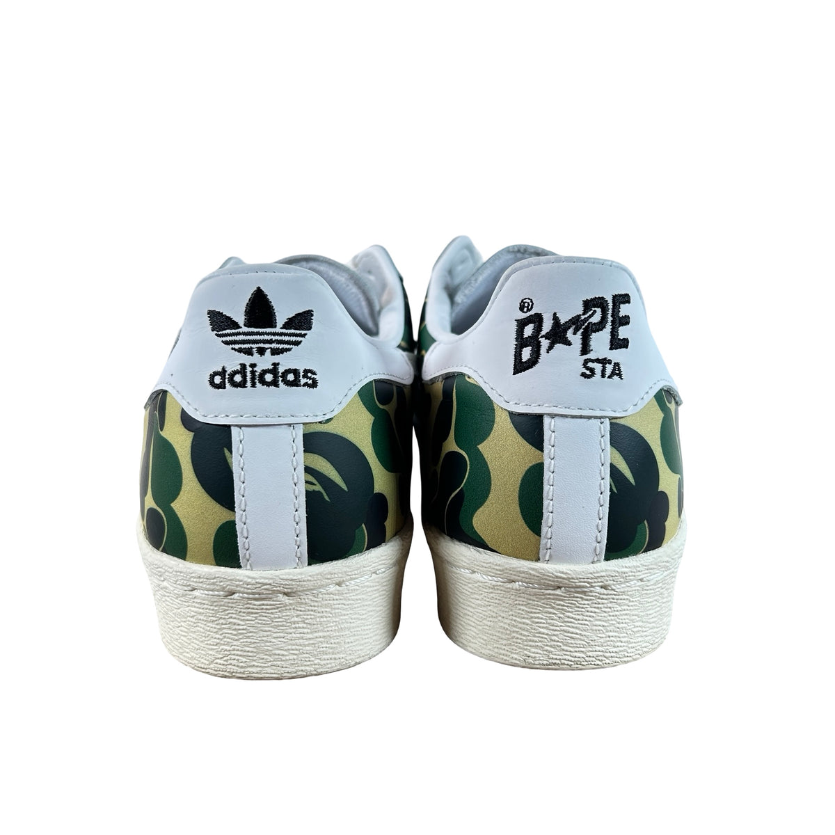 GZ8981 adidas Superstar Bape ABC Camo Green [USED] - 7.5 M (Used)
