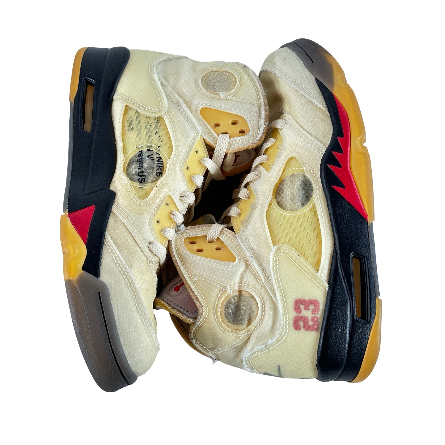 DH8565 100 Jordan 5 Off-White Sail [USED] - 8 M (Used3)
