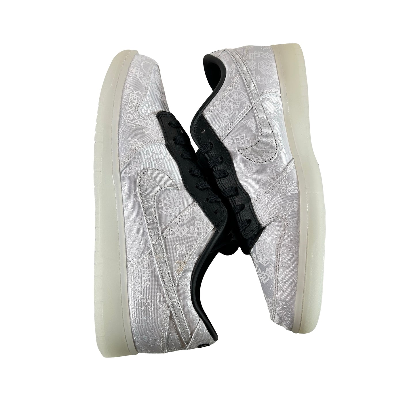 FN0315 110 Nike Dunk Low CLOT Fragment White [CONDITIONAL] - 13 M (Glue Stains)