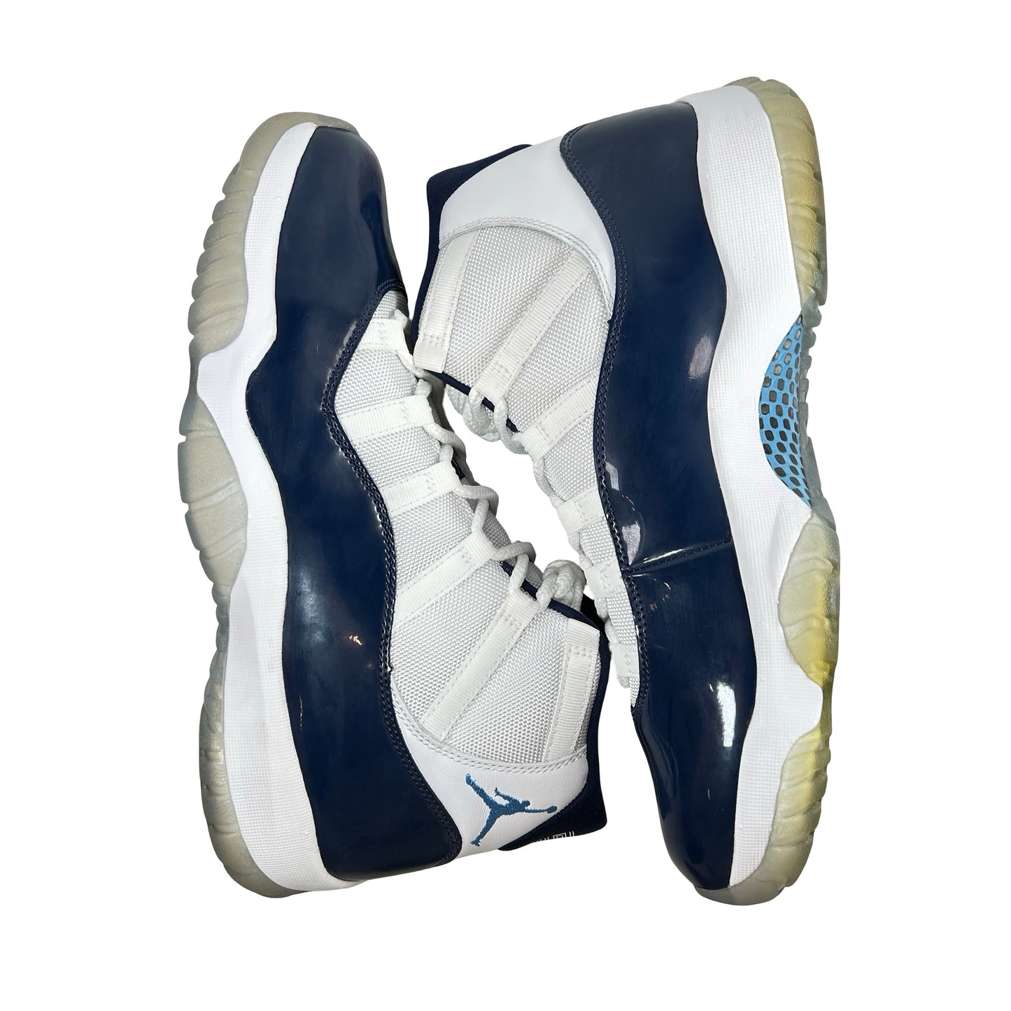378037 123 Jordan 11 UNC Win Like 82 [CONDITIONAL] - 11 M (Yellowing)