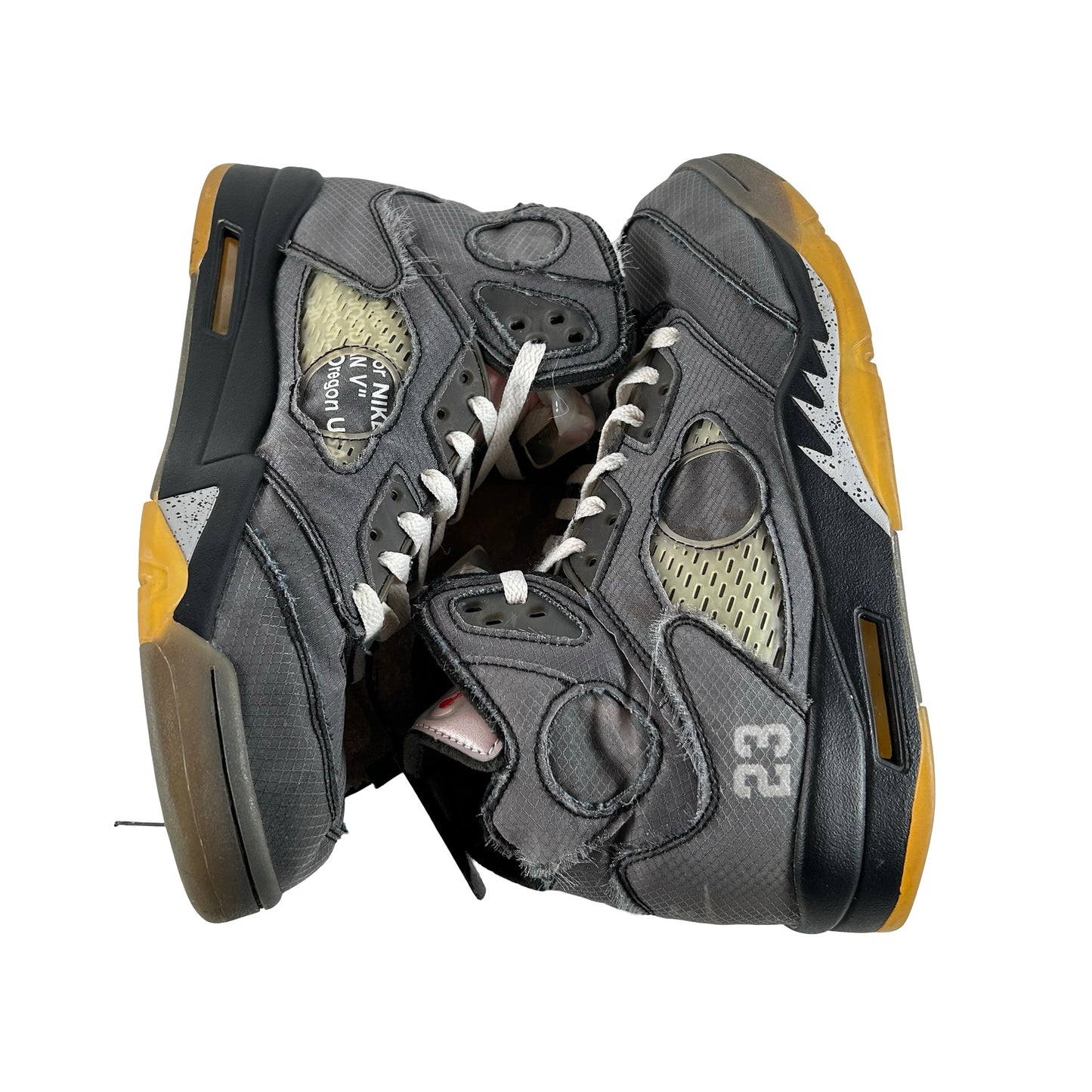 CT8480 001 Jordan 5 Blanco roto Negro