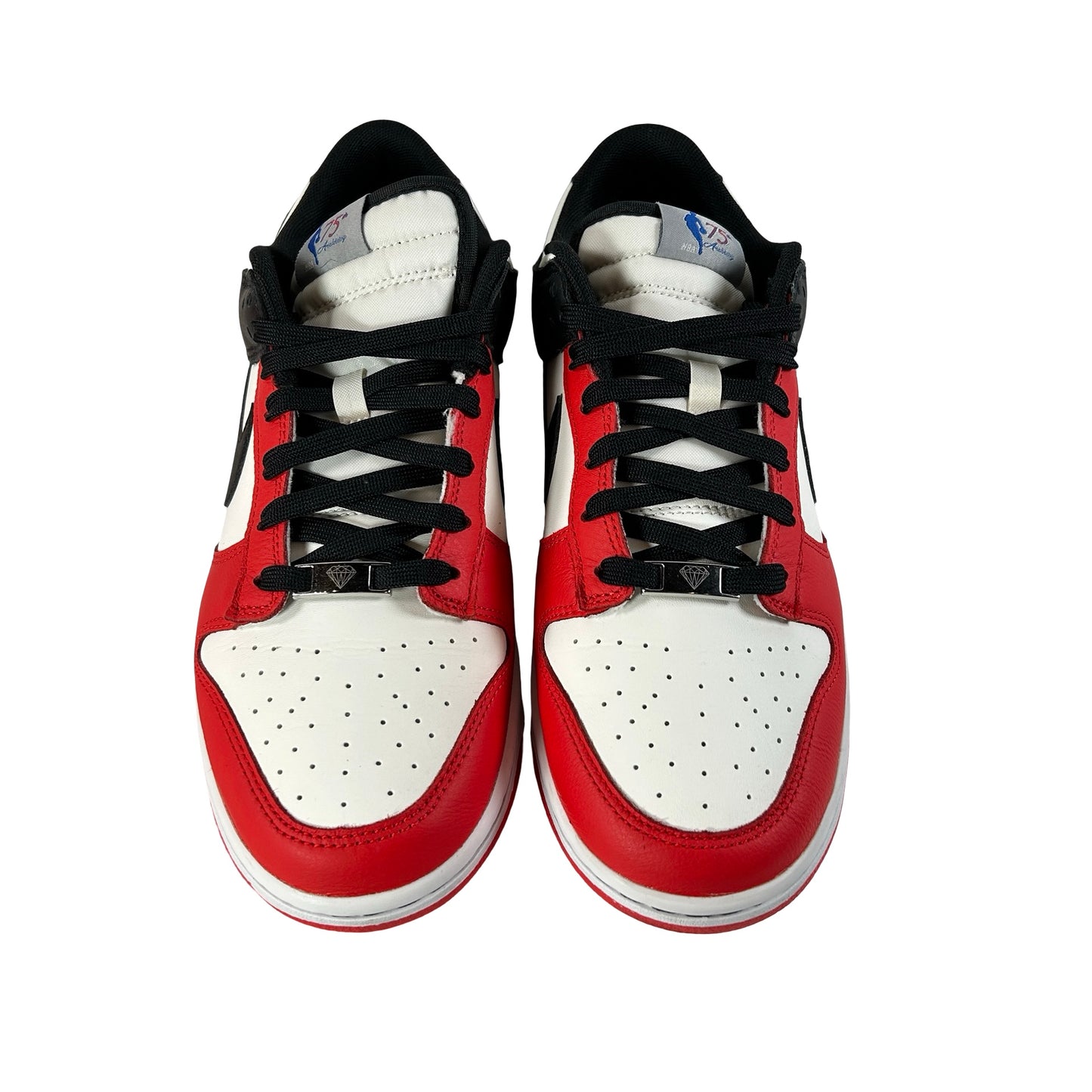DD3363 100 Nike Dunk Low EMB NBA 75th Anniversary Chicago [USED] - 10 M (Used)