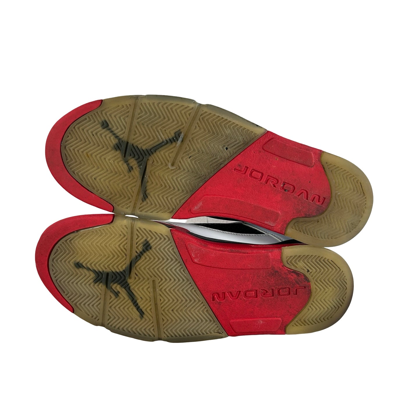 819171 101 Jordan 5 Retro Low Fire Red [USED] - 13 M (Used)