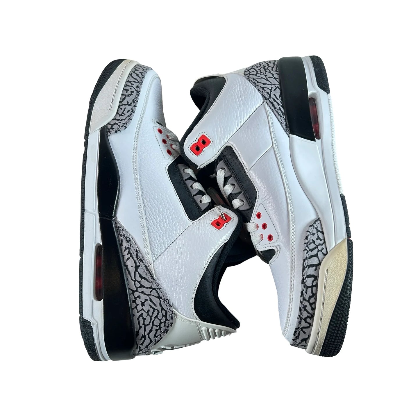 136064 123 Jordan 3 Retro Infrared 23 - 9 M (Yellowing) (No Box)