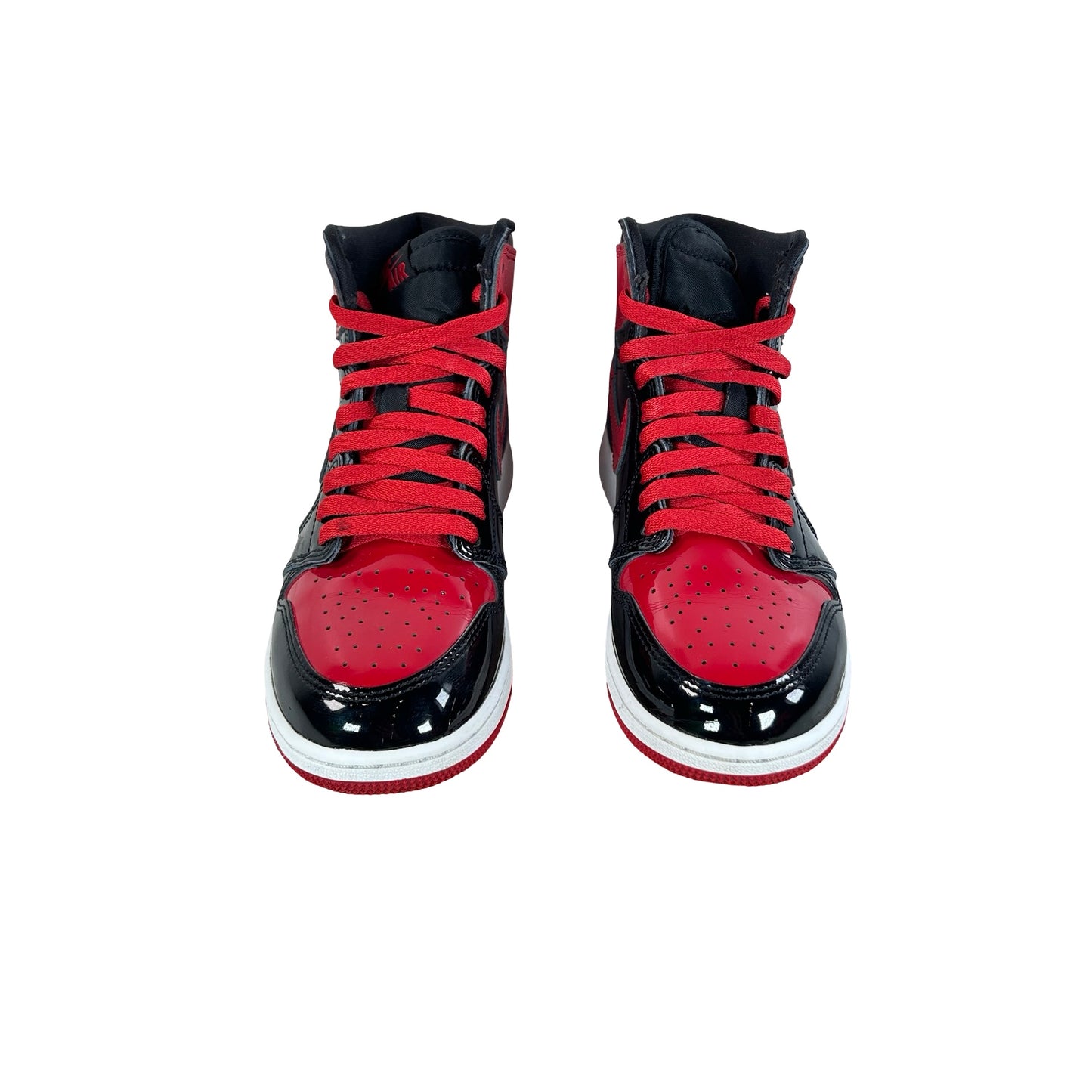 575441 063 Jordan 1 Retro High OG Patent Bred (GS) [USED] - 5.5 Y (Used3)
