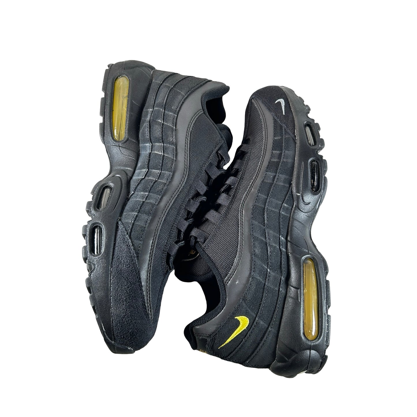 DO6704 001 Nike Air Max 95 Black Yellow Strike [USED] - 11 M (VNDS)
