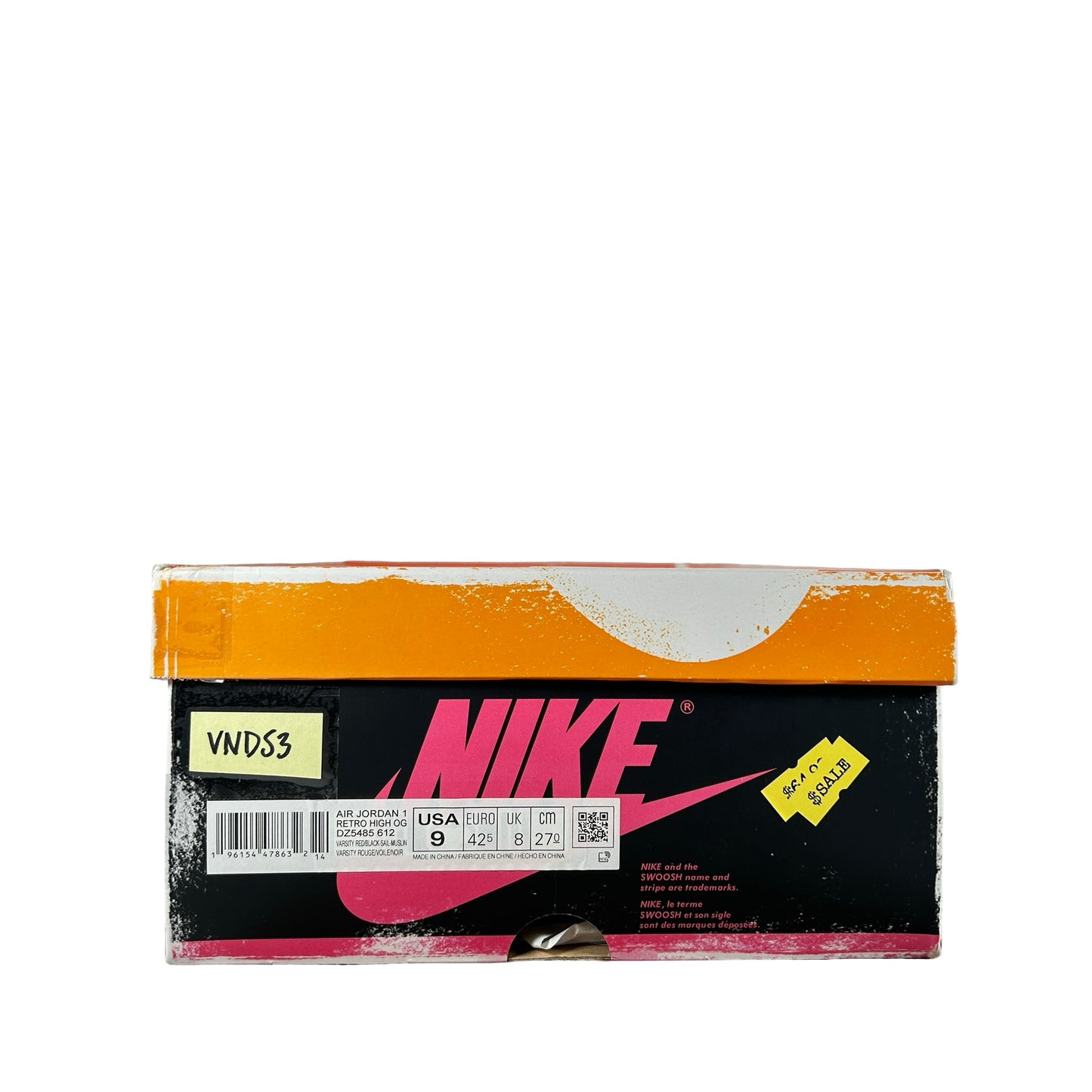 DZ5485 612 Jordan 1 Retro High OG Chicago Lost And Found [USED] - 9 M (VNDS3)
