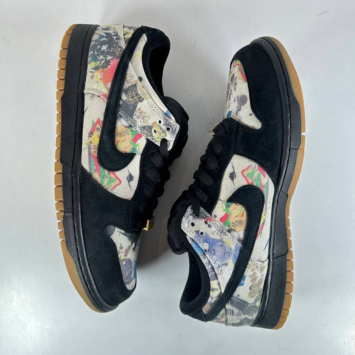 FD8778 001 Nike SB Dunk Low Supreme Rammellzee [USED] - 9.5 M (Used2)