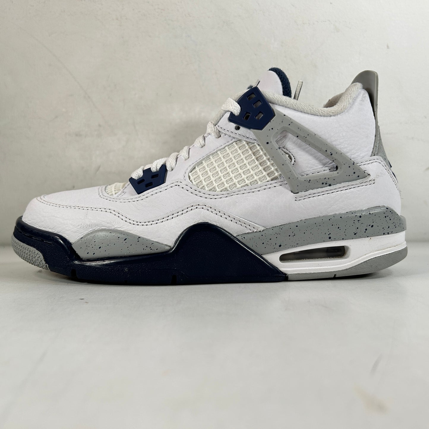 408452 140 Jordan 4 Retro Midnight Navy (GS) [USED] - 5.5 Y (Used)