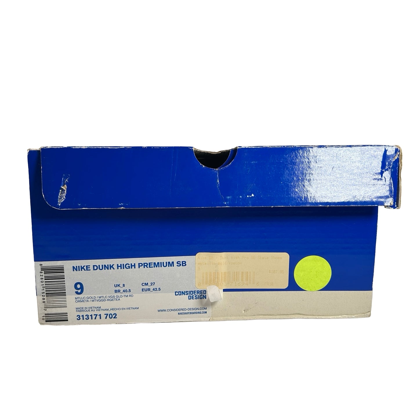 313171 702 Nike SB Dunk High Koston Thai Temple [USED] - 9 M (Used)