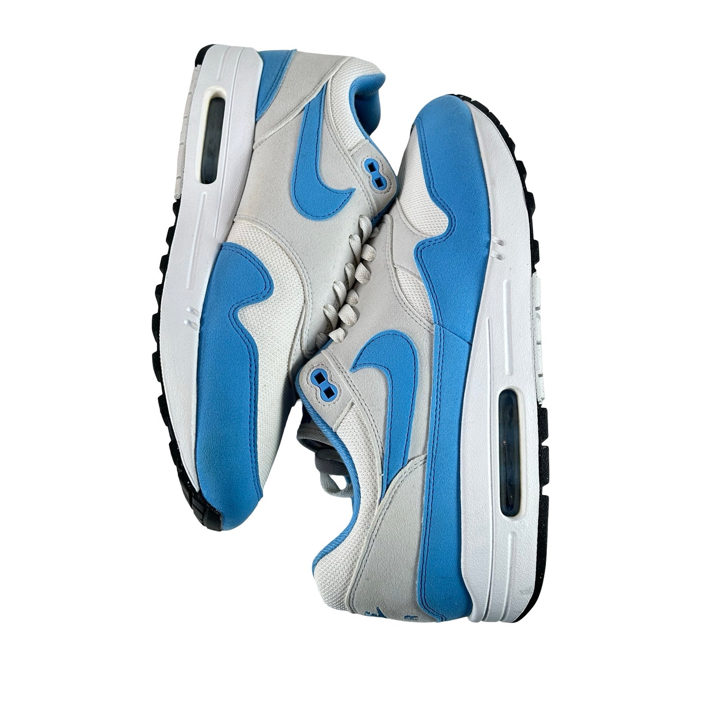 FD9082 103 Nike Air Max 1 White University Blue [USED] - 12 M (Used)