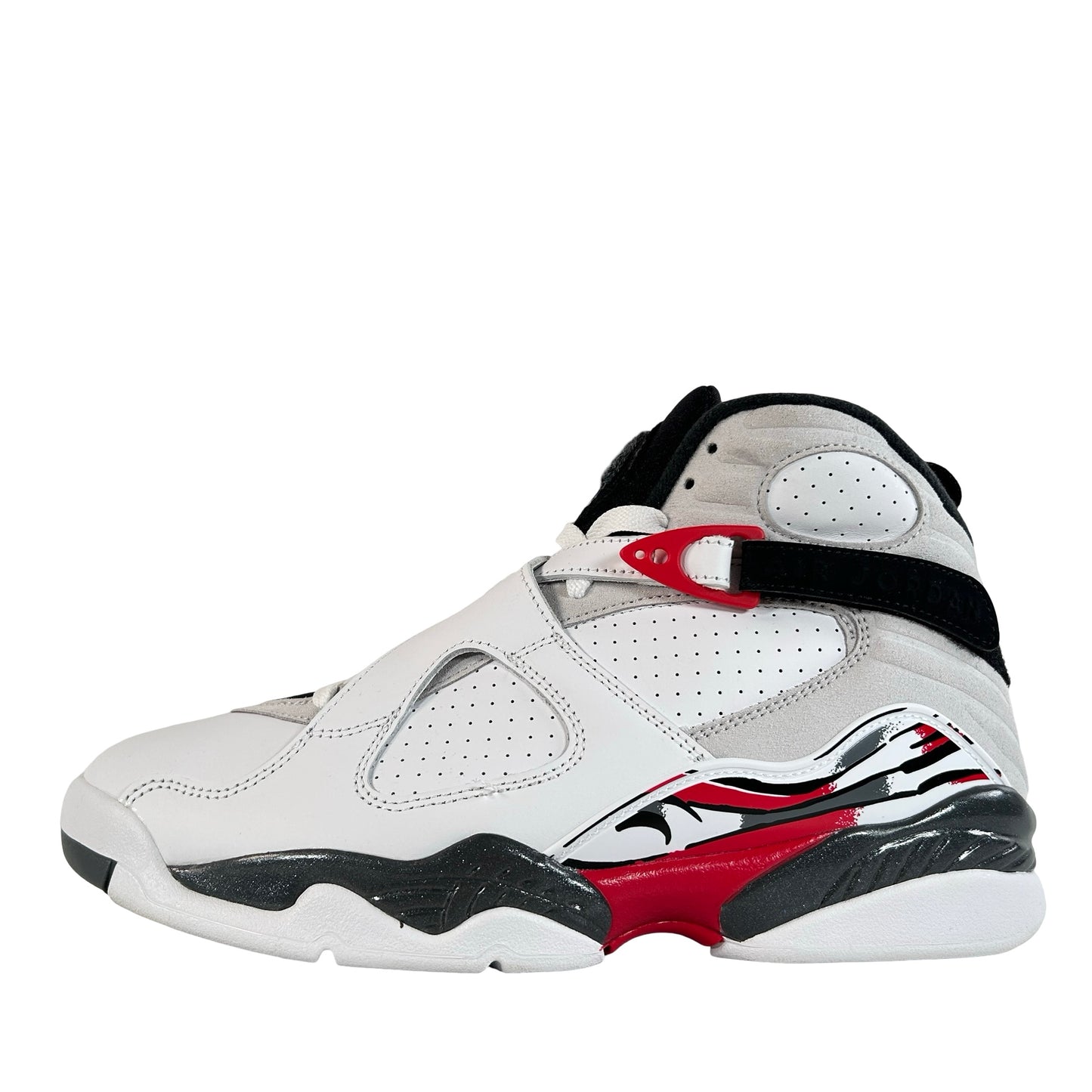 305381 100 Jordan 8 Retro White True Red (2025) [USED] - 9.5 M (Used2)