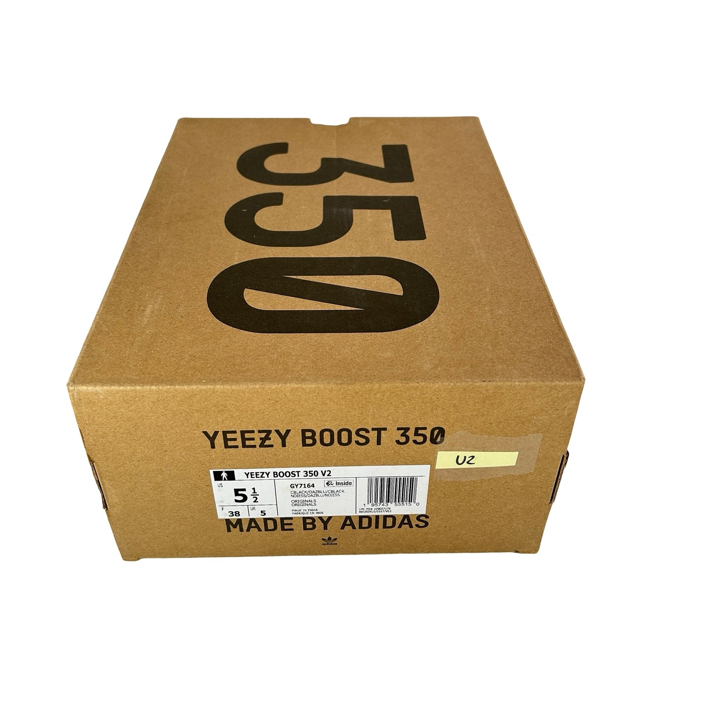 GY7164 Adidas Yeezy Boost 350 V2 Dazzling Blue [USED] - 5.5 M (Used2)