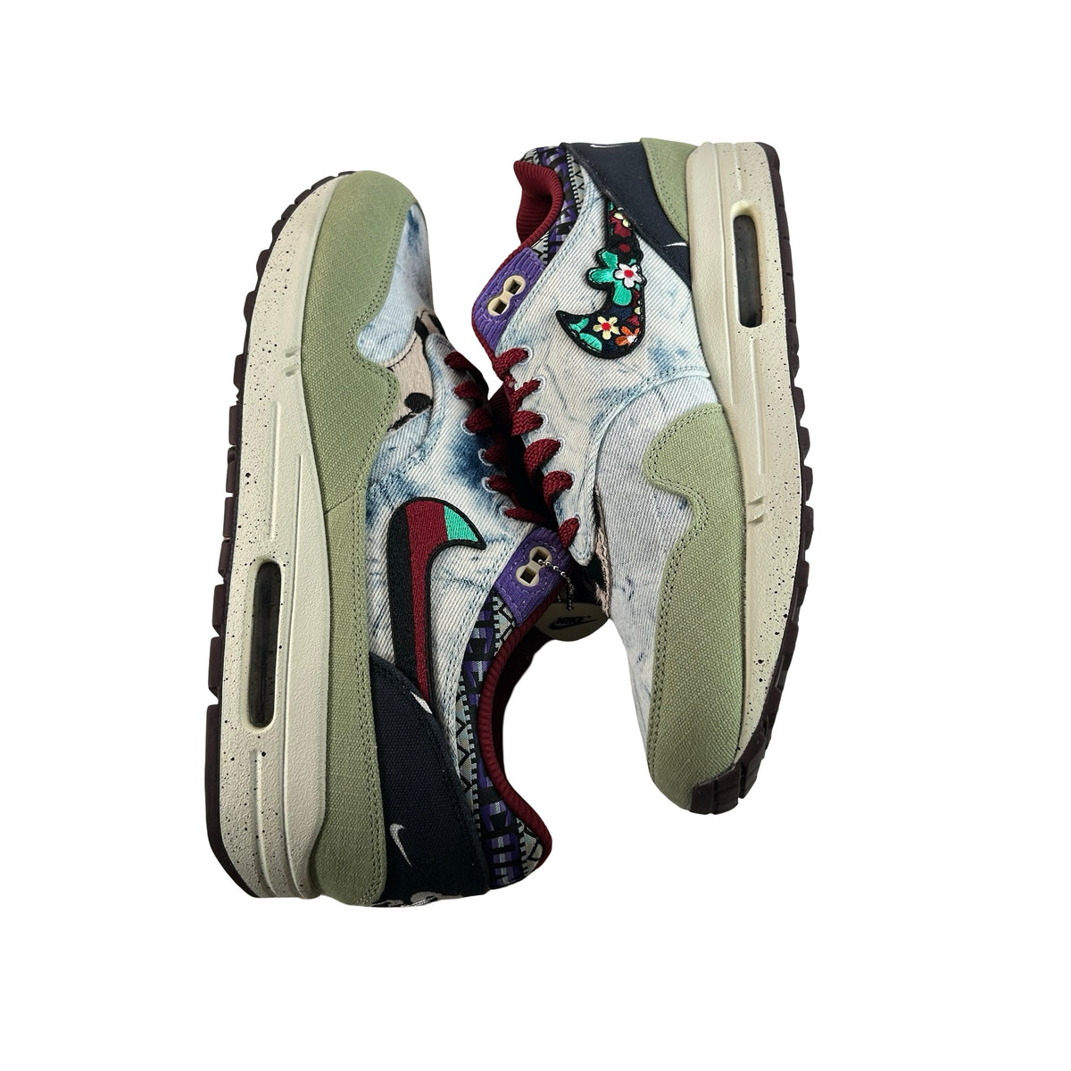 DN1803 300 Nike Air Max 1 Concepts Denim Olive Canvas [USED] - 11.5 M (Used)