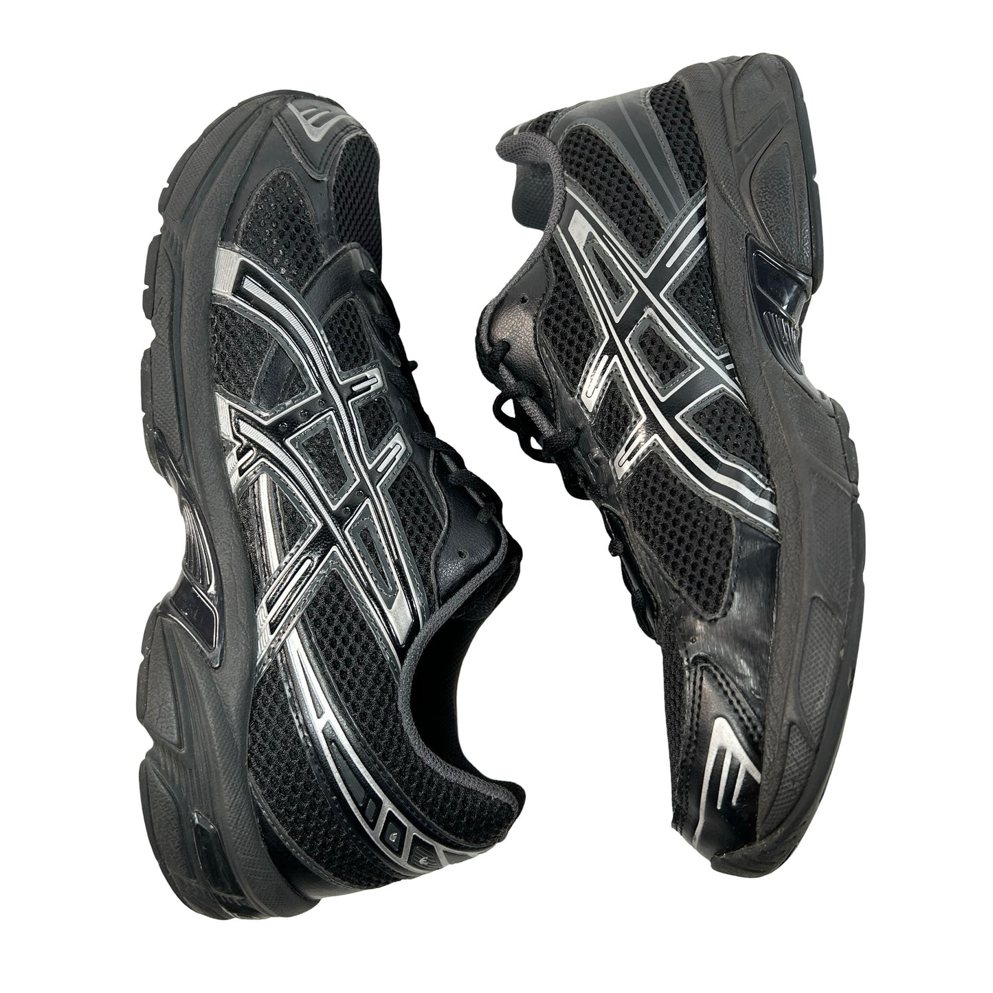1201A906 001 ASICS Gel-1130 Black Pure Silver [USED] - 10 M (Used) (No Box)