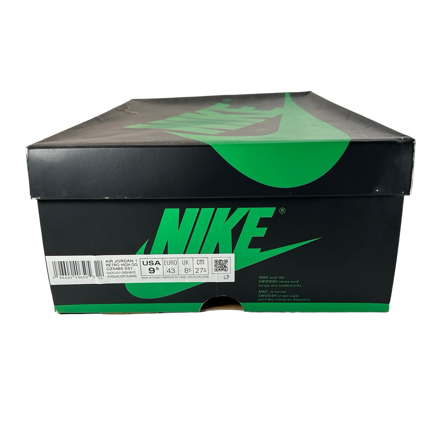 DZ5485 031 Jordan 1 Retro High OG Lucky Green [USED] - 9.5 M (Used)