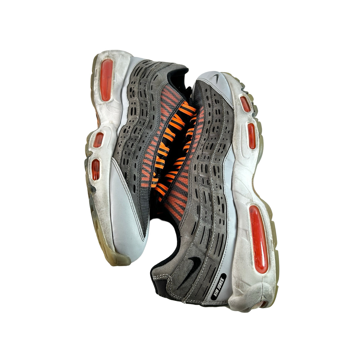 DD1871 001 Nike Air Max 95 Kim Jones Black Total Orange [USED] - 10 M (Used)