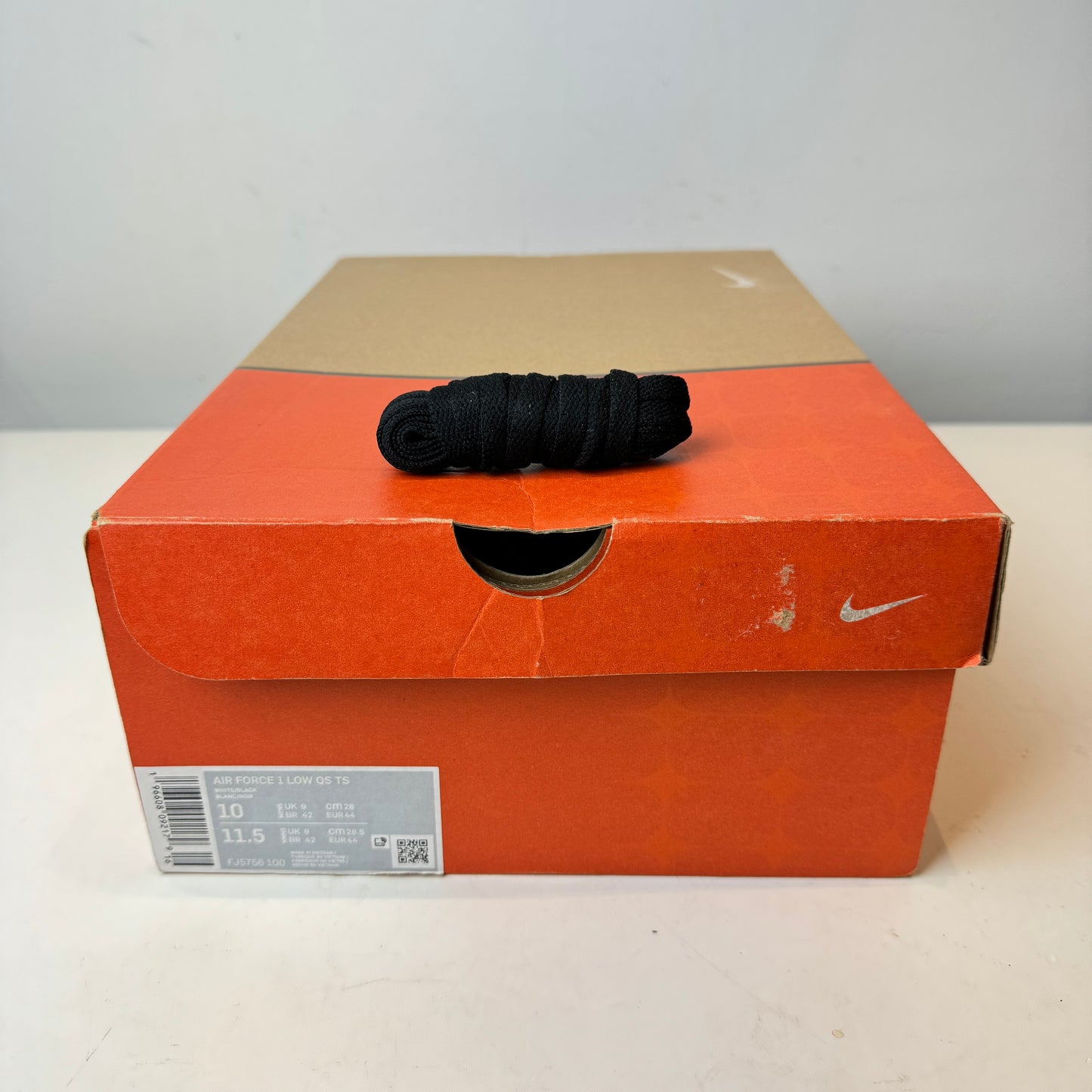 FJ5756 100 Nike Air Force 1 Low QS Terror Squad Blackout [USED] - 10 M (Used)