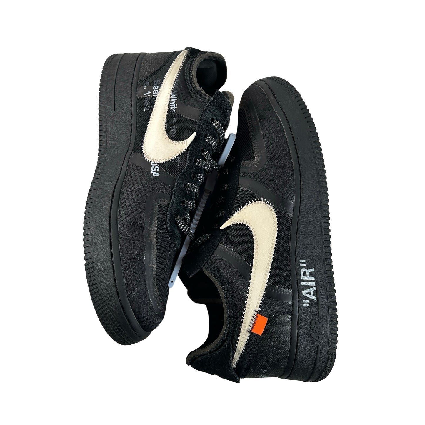 AO4606 001 Nike Air Force 1 Low Off-White Black White [USED] - 9.5 M (Used2)