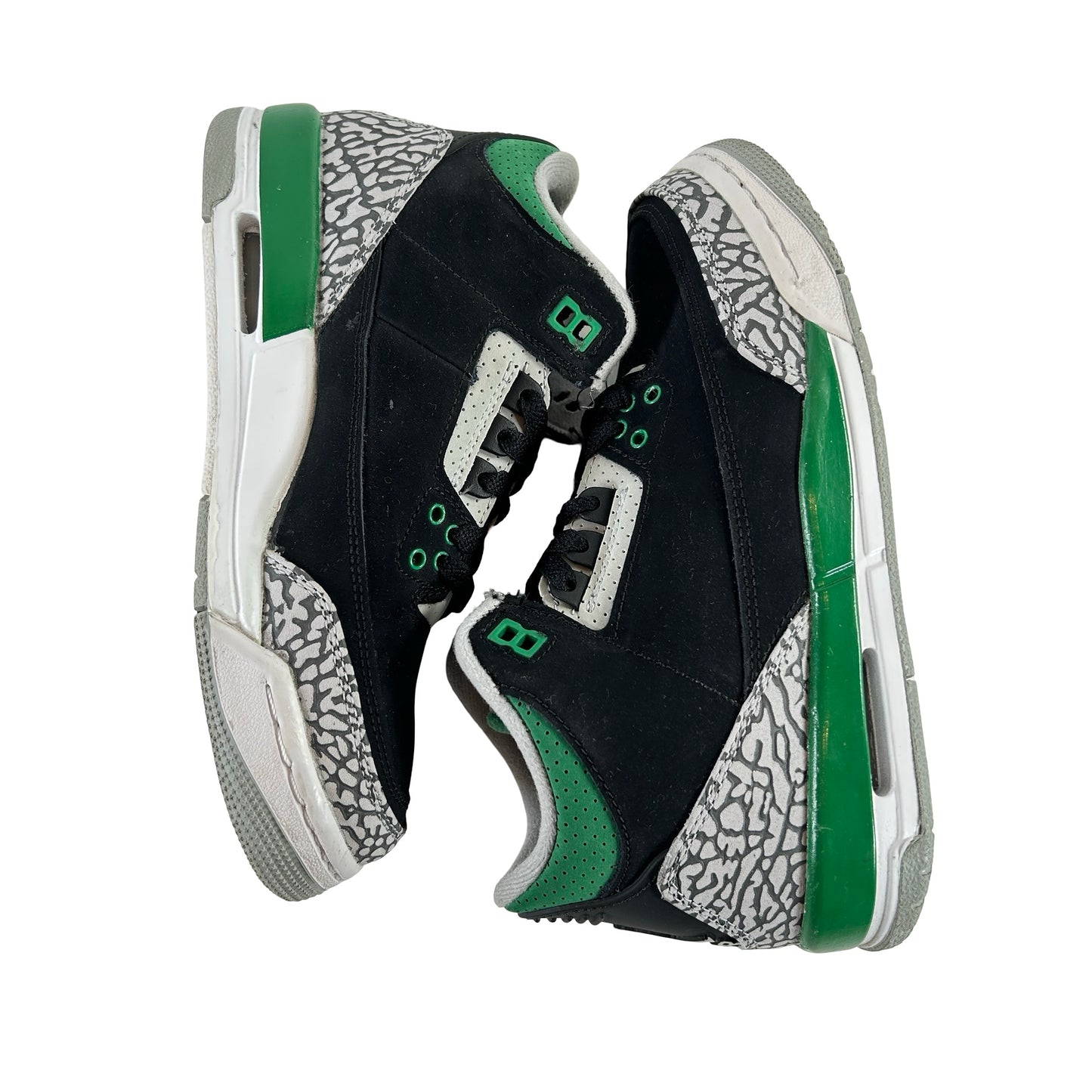 398614 030 Jordan 3 Retro Pine Green (GS) [USED] - 5 Y (Used) (Replace Box)