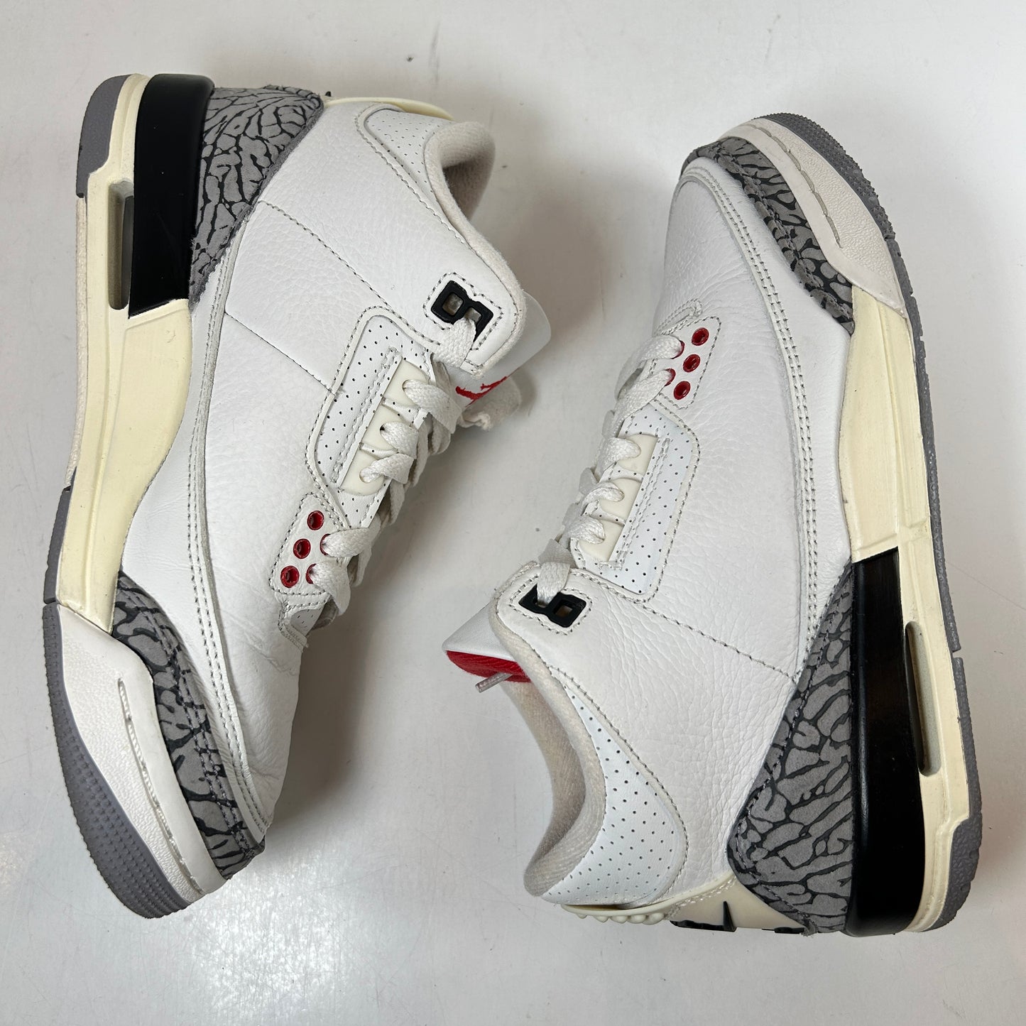 DM0967 100 Jordan 3 Retro White Cement Reimagined (GS) [USED] - 4.5 Y (Used) (No Box)