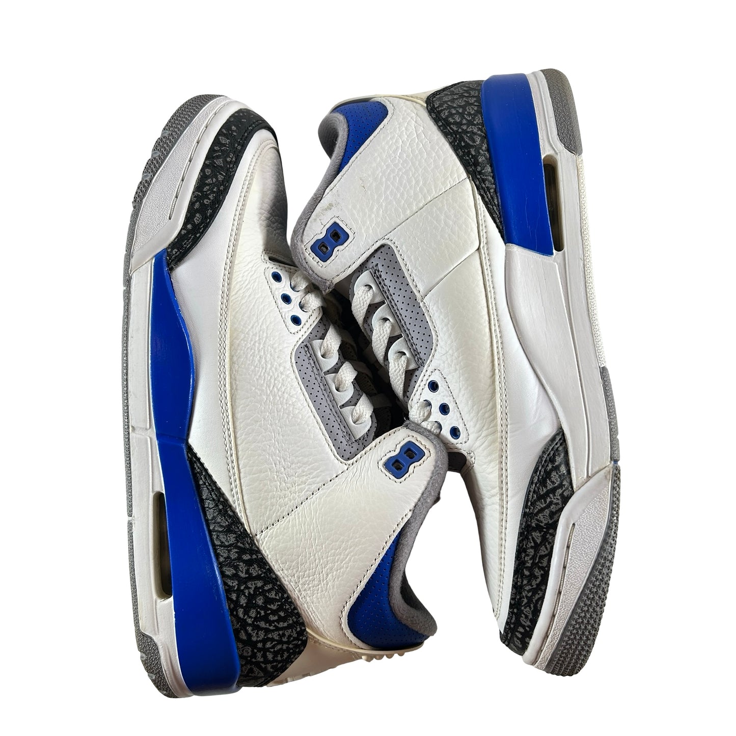 CT8532 145 Jordan 3 Retro Racer Blue [USED] - 9.5 M (Used) (No Box)