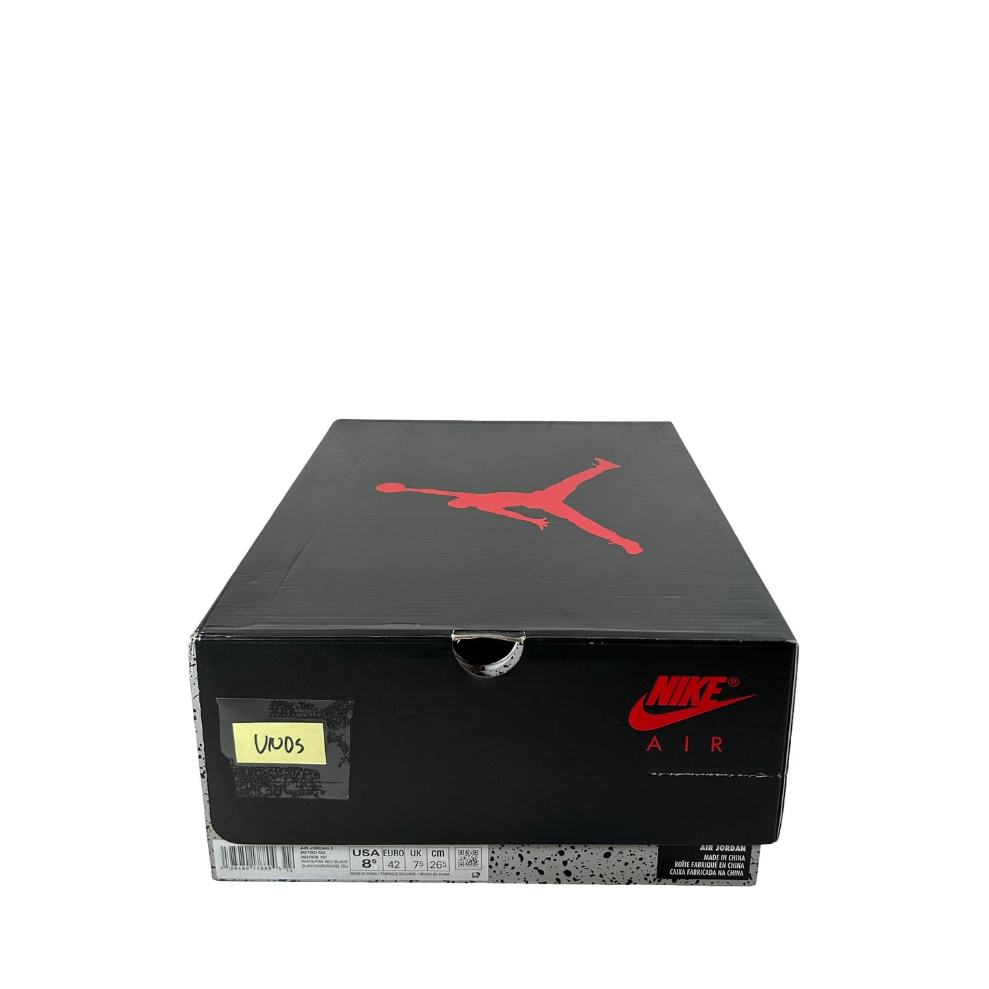 HQ7978 101 Jordan 5 Retro Fire Red Black Tongue (2025) [USED] - 8.5 M (VNDS)