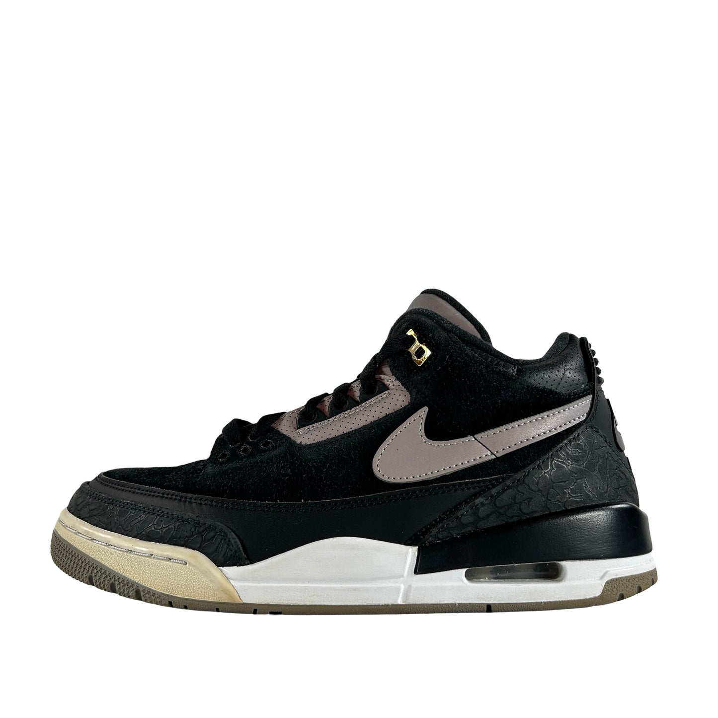 CK4348 007 Jordan 3 Retro Tinker Black Cement Gold [USED] - 8.5 M (Used) (No Box)