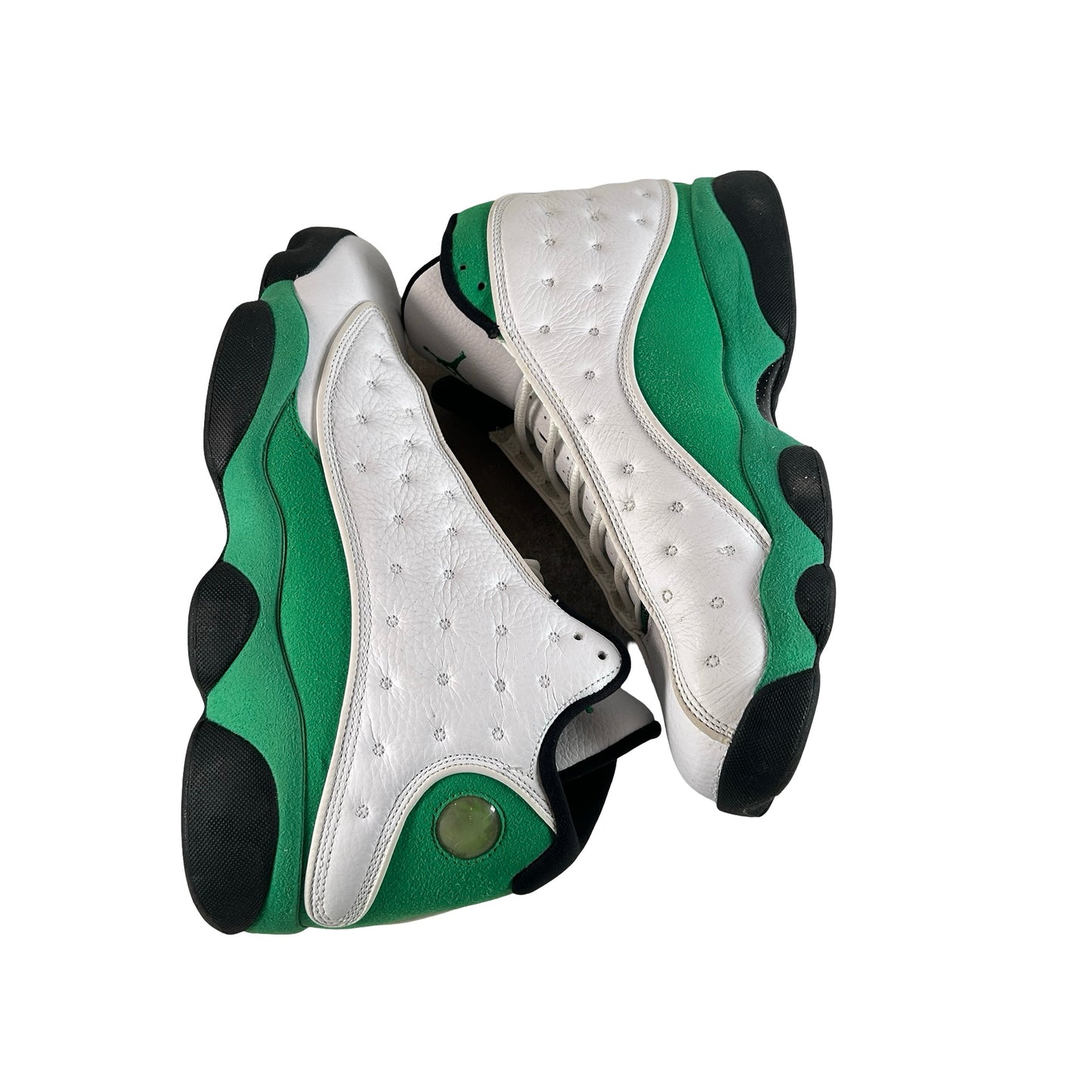 DB6537 113 Jordan 13 Retro White Lucky Green [USED] - 12 M (Used2)