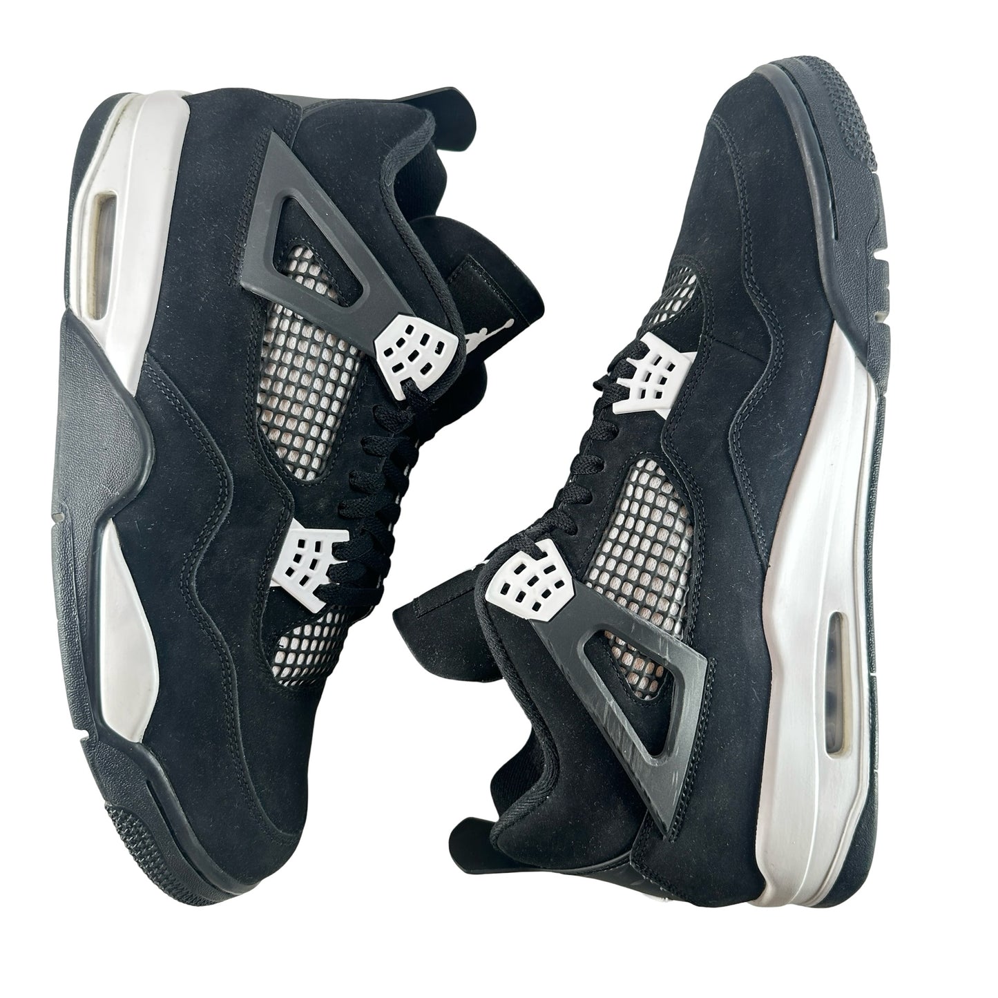FQ8138 001  Jordan 4 Retro White Thunder [USED] - 14 M (Used)