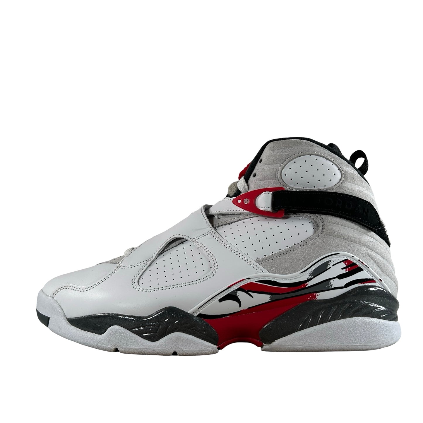305381 100 Jordan 8 Retro White True Red (2025) [USED] - 10 M (Used5)