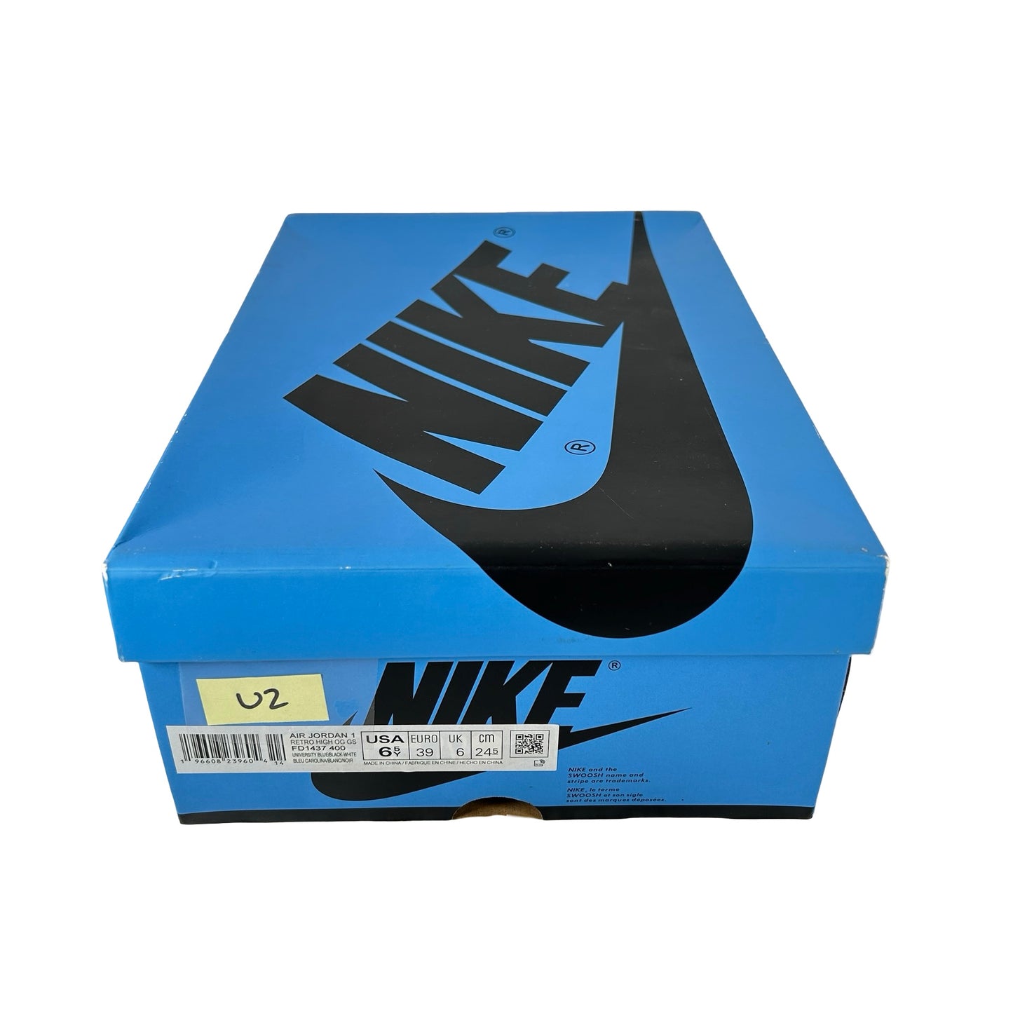FD1437 400 Jordan 1 Retro High OG UNC Toe (GS) [USED] - 6.5 Y (Used2)