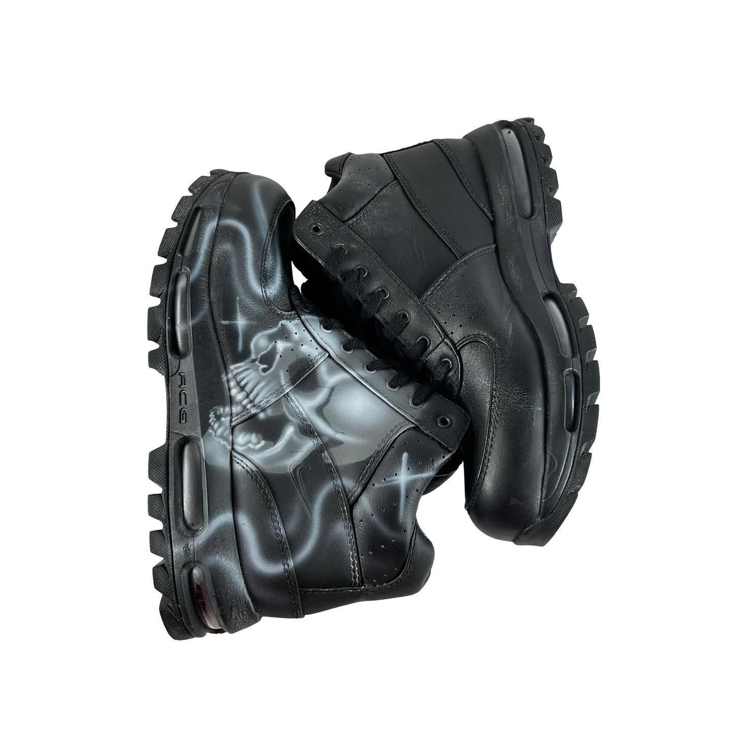 865031 009 Nike Air Max Goadome Black x STFU OG Black - 7.5 M