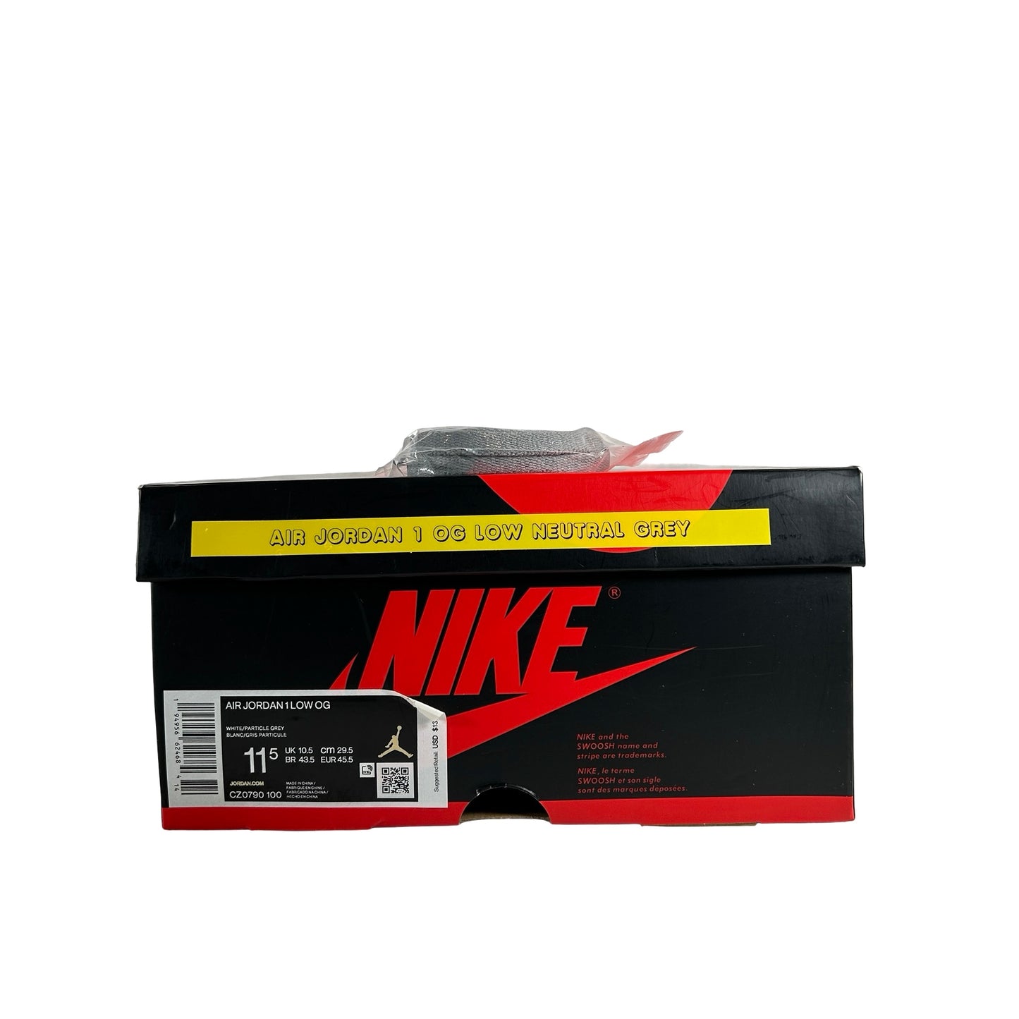 CZ0790 100 Jordan 1 Low OG Neutral Grey (2021) [USED] - 11.5 M (Used)