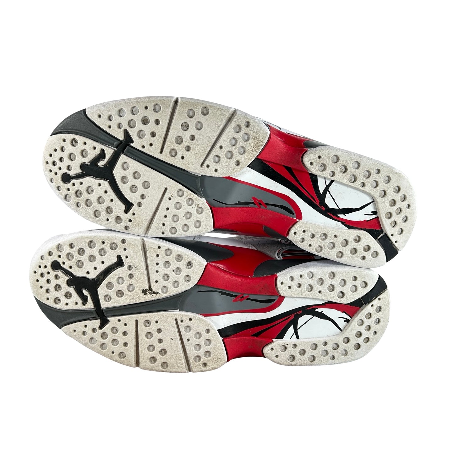305381 100 Jordan 8 Retro White True Red (2025) [USED] - 10.5 M (Used3)