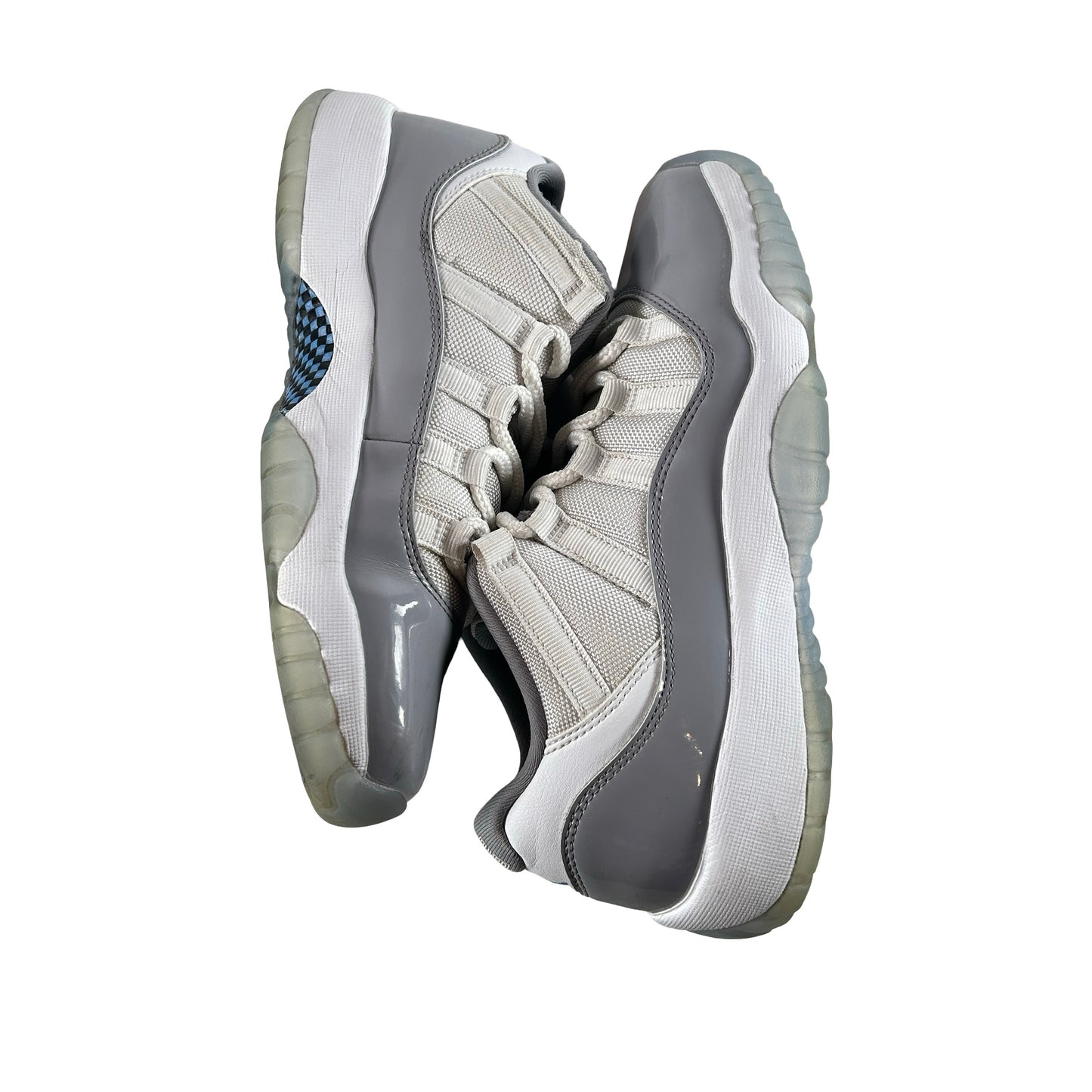 528896 140 Jordan 11 Retro Low Cement Grey (GS) [USED] - 7 Y (Used)