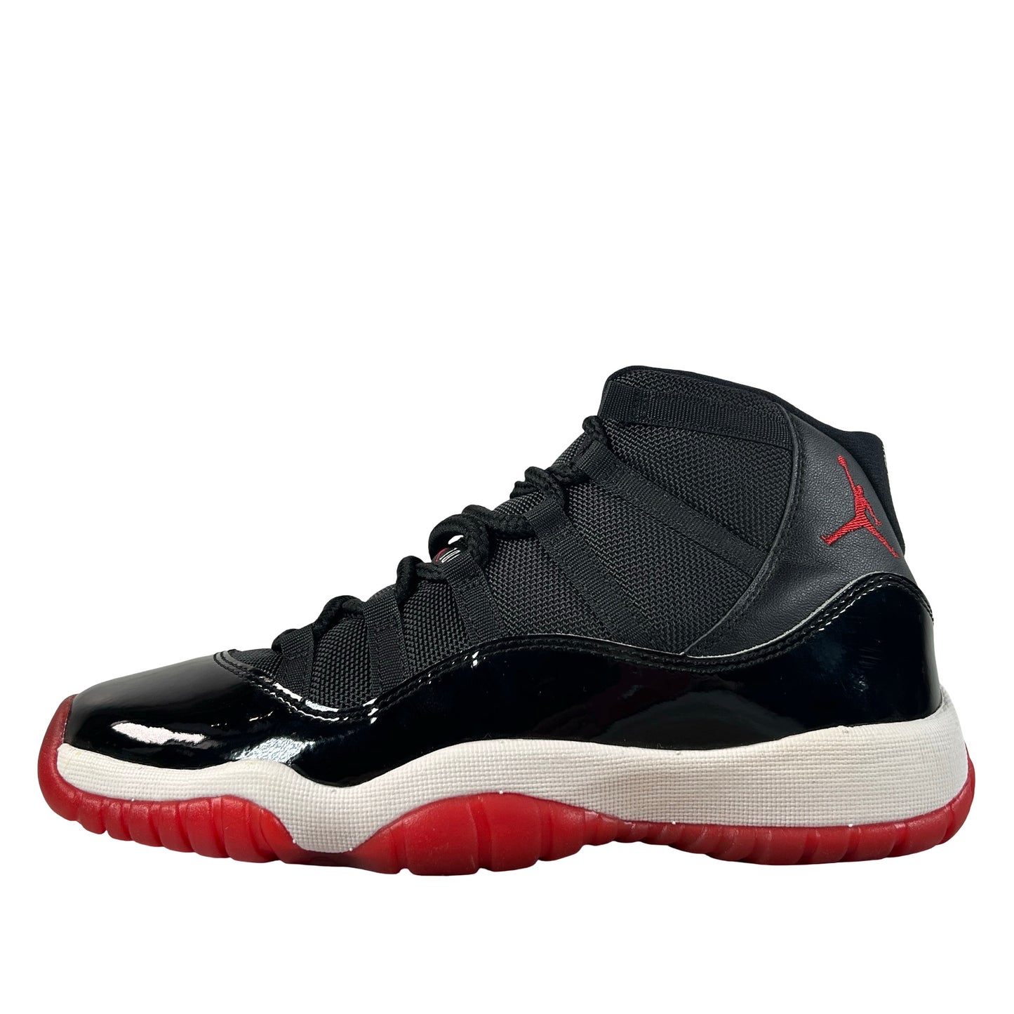 378038 061 Jordan 11 Retro Playoffs Bred (2019) (GS) [CONDITIONAL] - 7 Y (Yellowing)