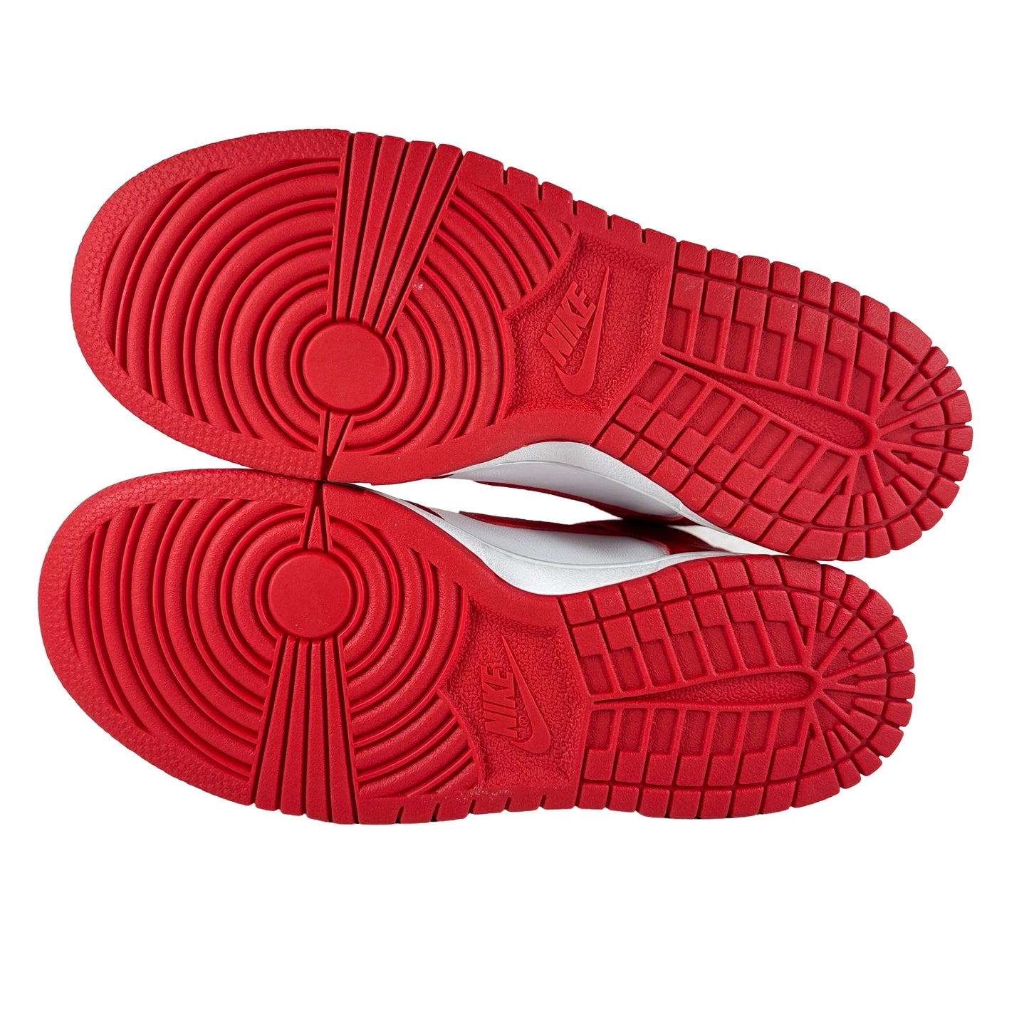 DB2179 106 Nike Dunk High Championship White Red (GS) [CONDITIONAL] - 4.5 Y (Tongues Yellowing)